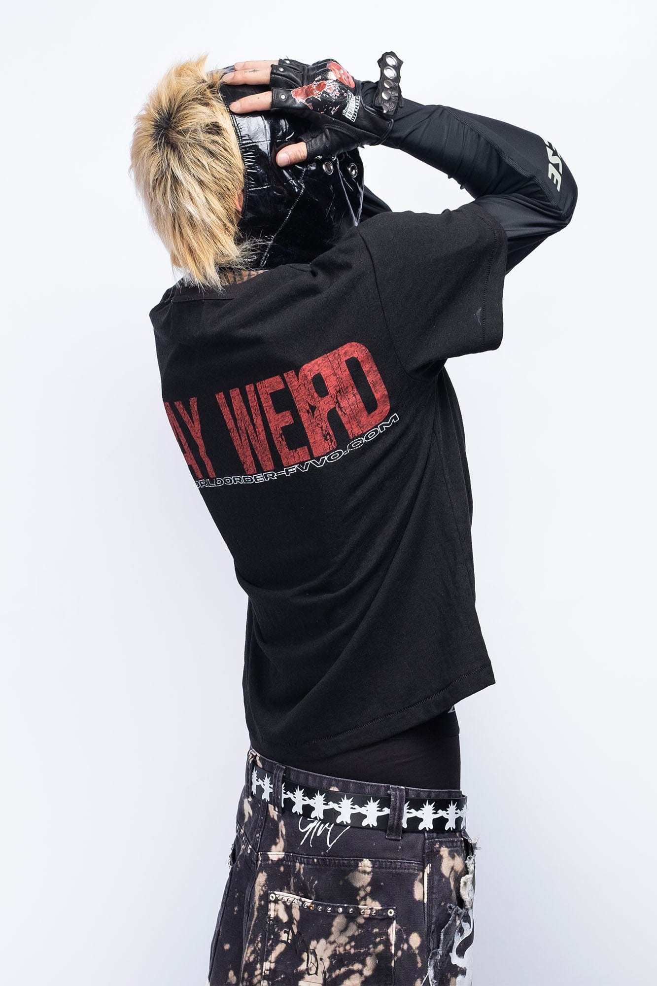 FVVO Stay Weird Graphic Punk T-Shirt, premium urban and streetwear designers apparel on PROJECTISR.com, FVVO