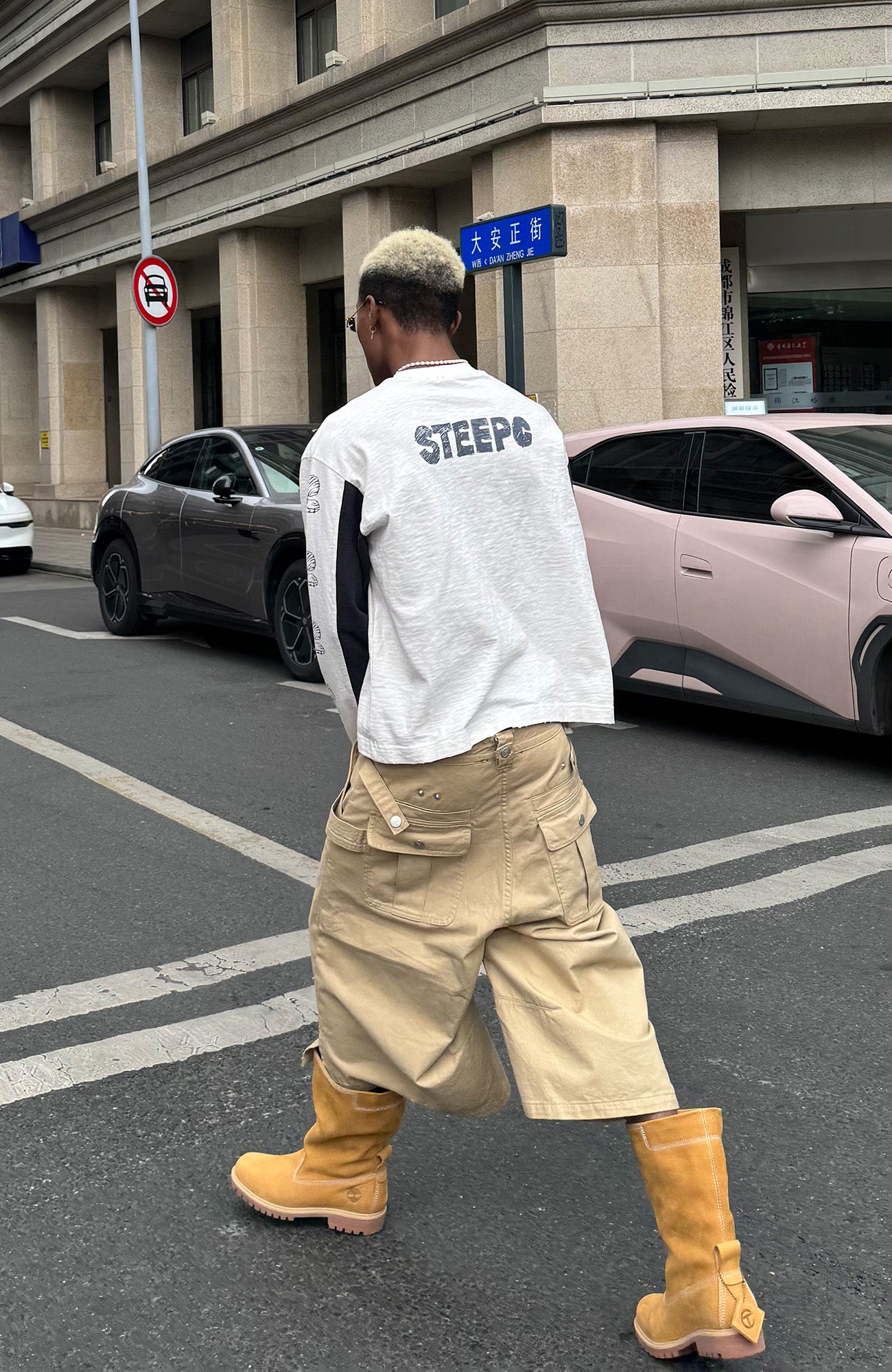 STEEPC Double-Belt Culotte Shorts, premium urban and streetwear designers apparel on PROJECTISR.com, STEEPC