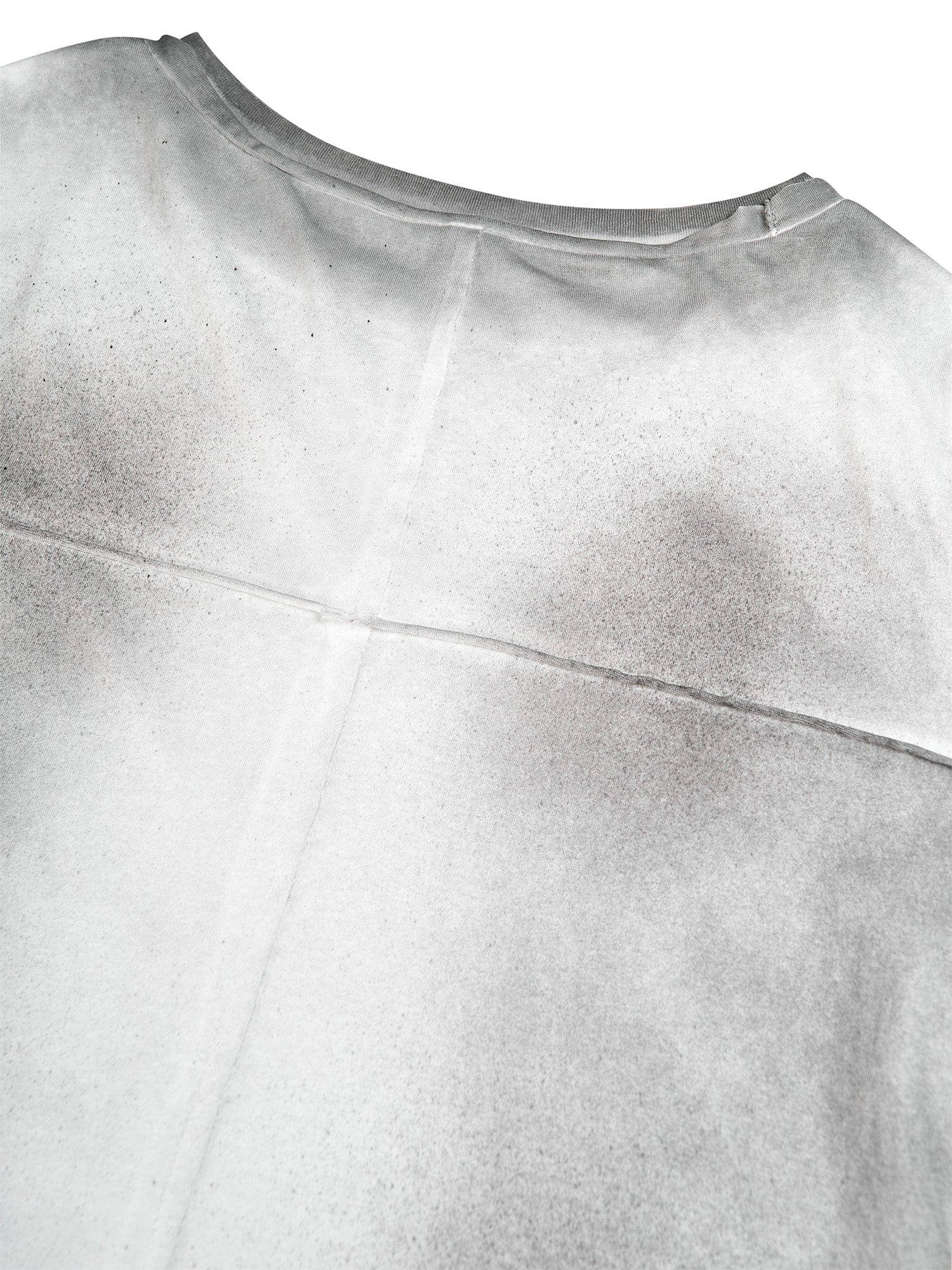 FLYERRER Washed Gradient Cross-Panel Raw-Edge Long-Sleeve Tee, premium urban and streetwear designers apparel on PROJECTISR.com, FLYERRER