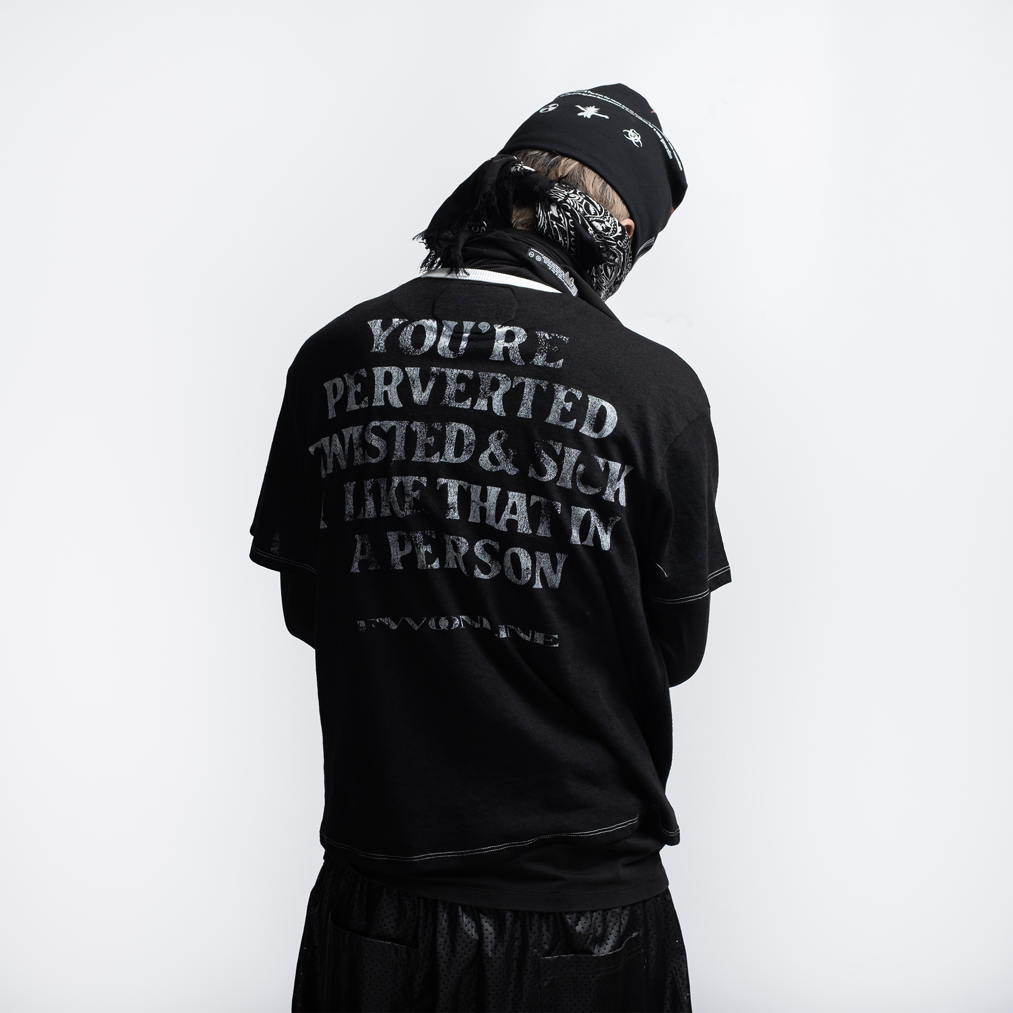 FVVO Slogan Graphic Ringer Tee, premium urban and streetwear designers apparel on PROJECTISR.com, FVVO