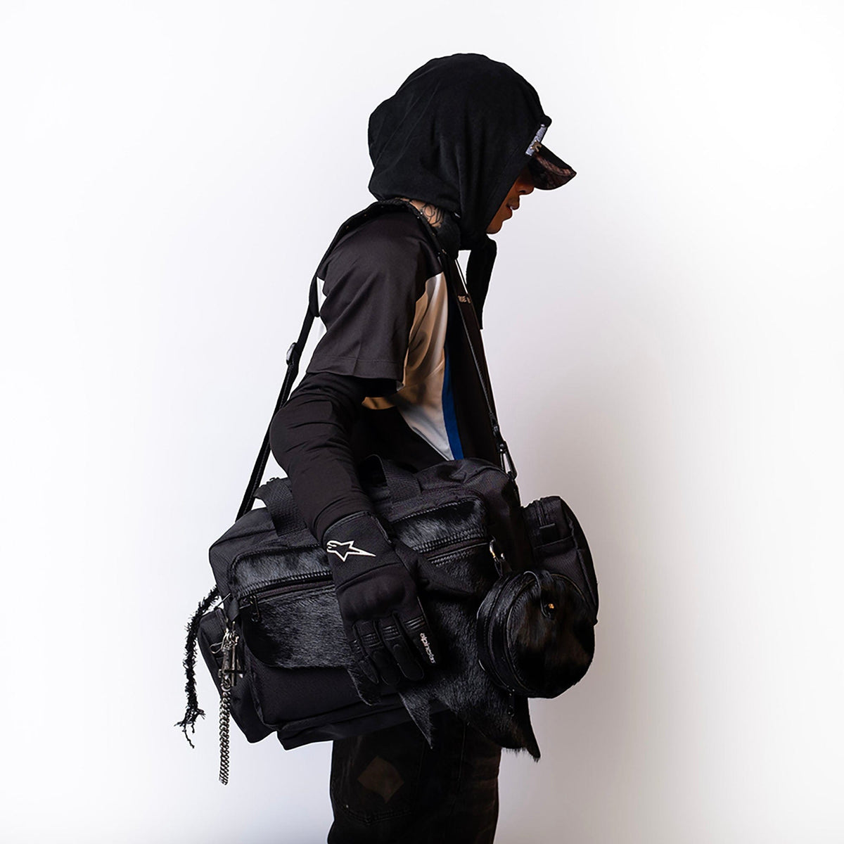 FVVO Horse Hair Multi-Functional Backpack display picture 3
