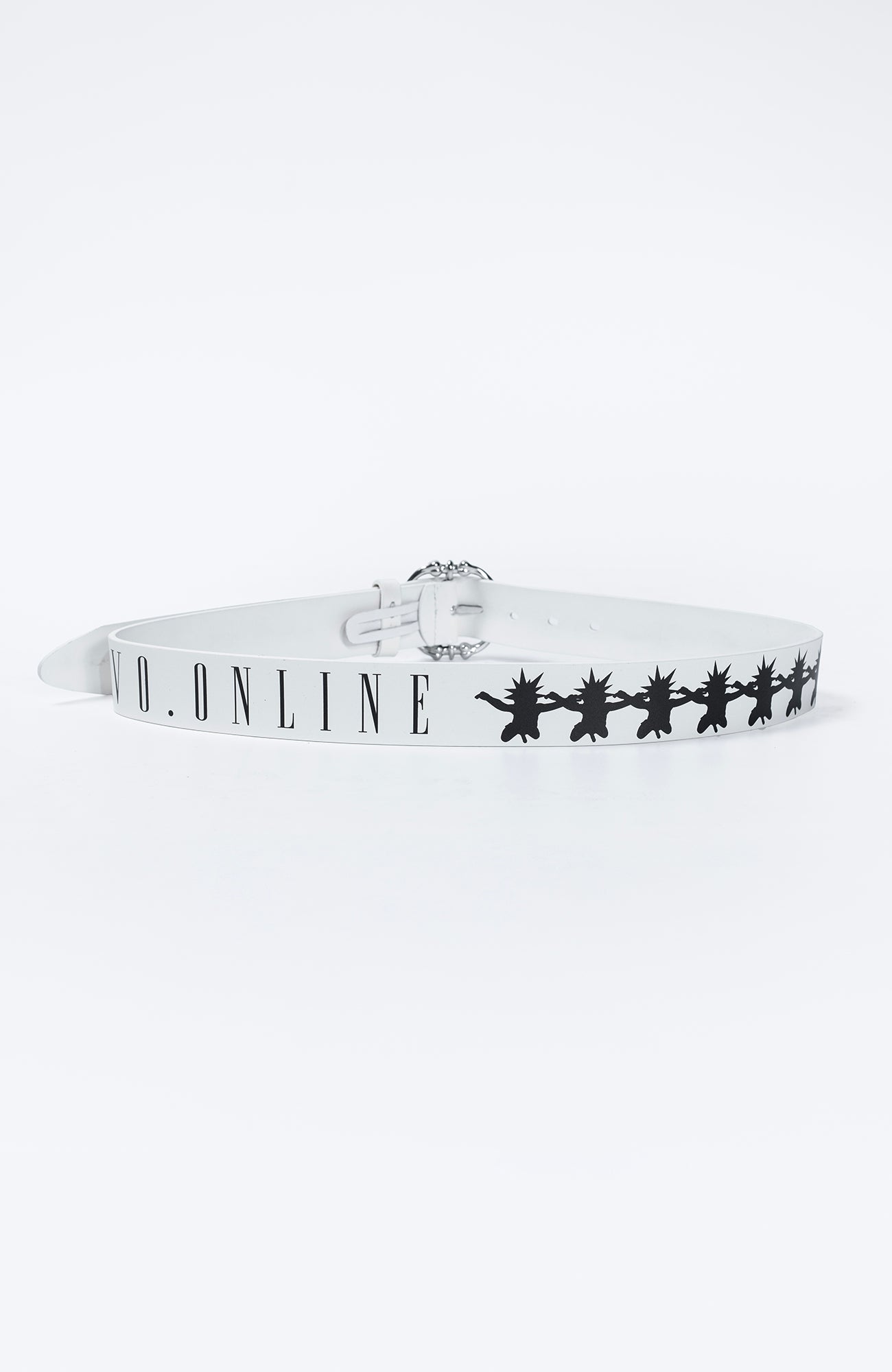 FVVO Skull Kid Full-Print Punk Leather Belt