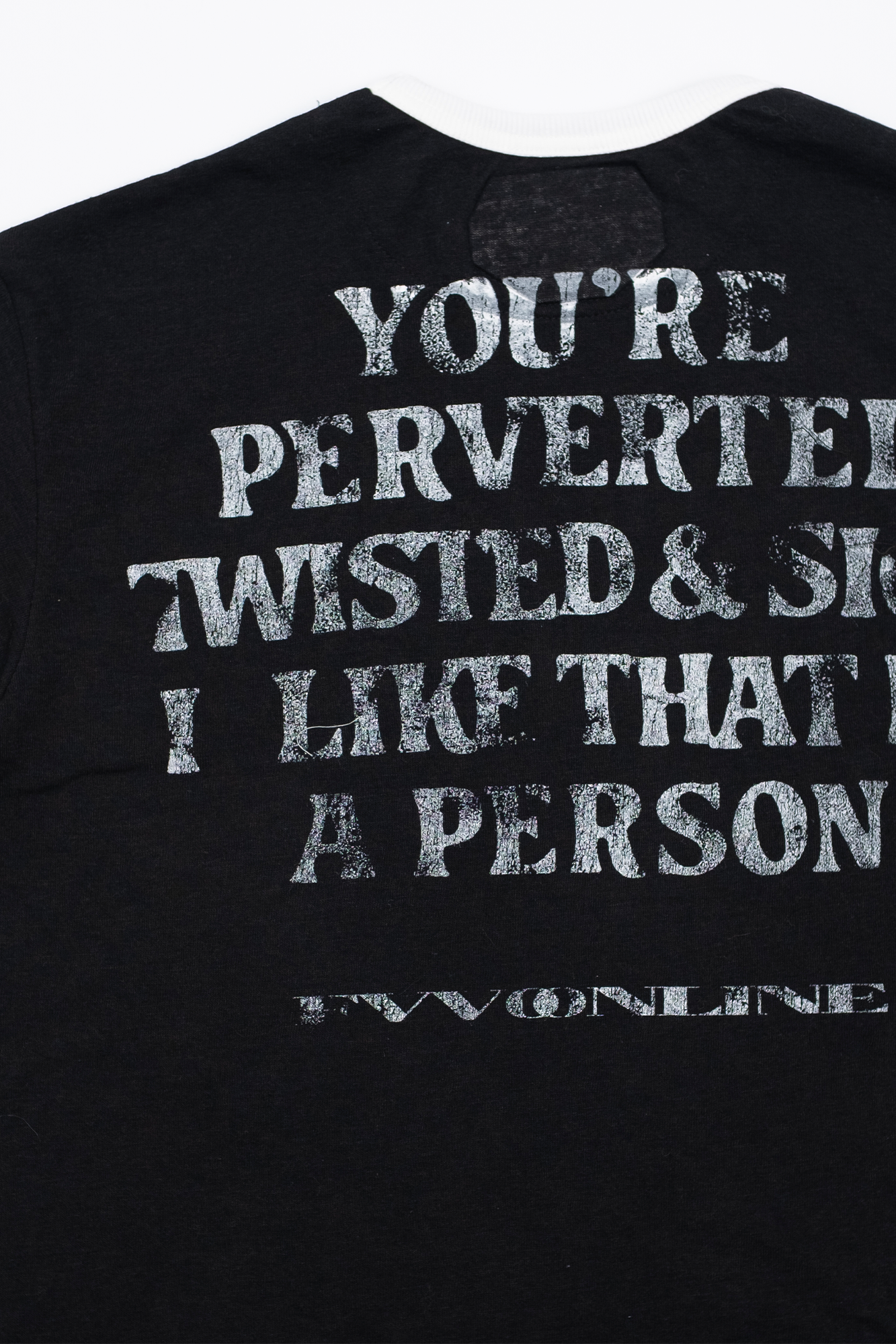 FVVO Slogan Graphic Ringer Tee, premium urban and streetwear designers apparel on PROJECTISR.com, FVVO