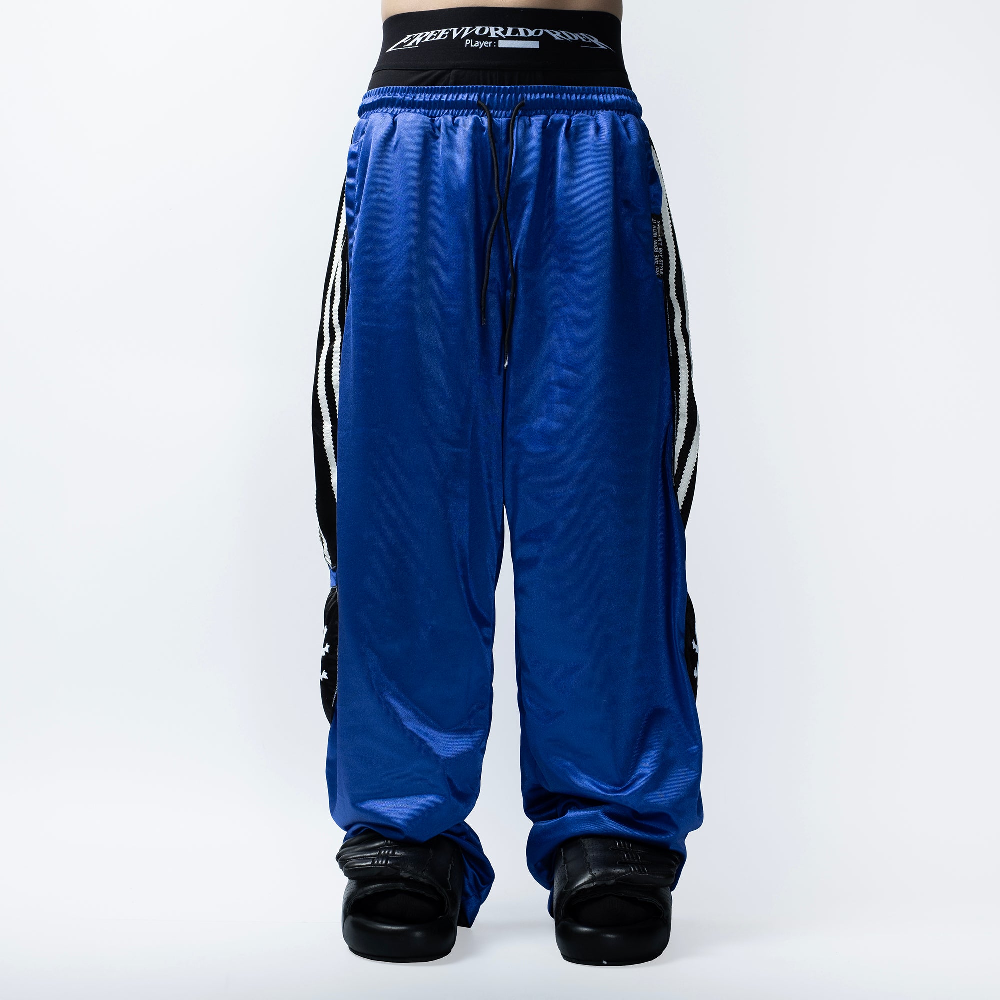 FVVO Wild Spirit Wolf Embroidered Pants