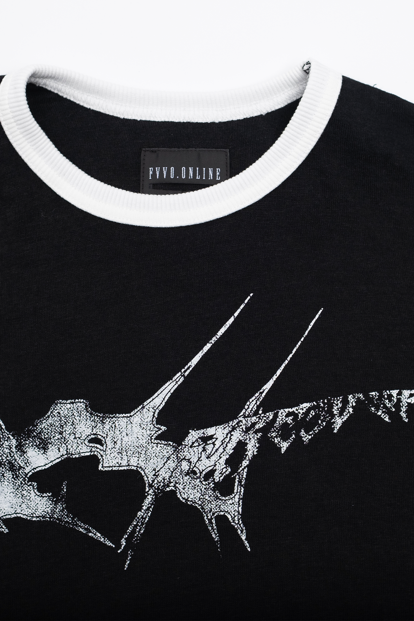 FVVO Slogan Graphic Ringer Tee, premium urban and streetwear designers apparel on PROJECTISR.com, FVVO