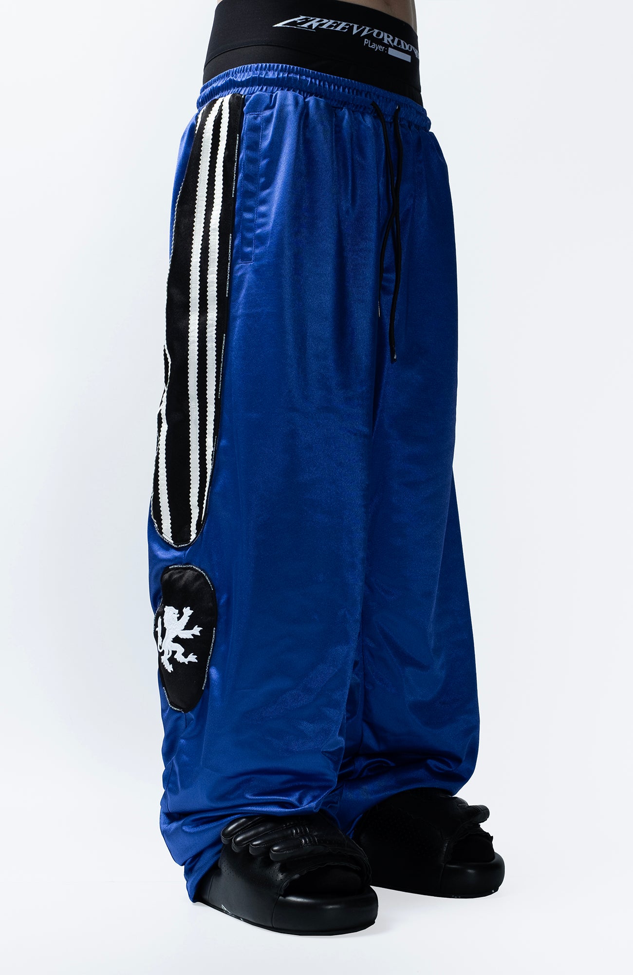 FVVO Wild Spirit Wolf Embroidered Pants