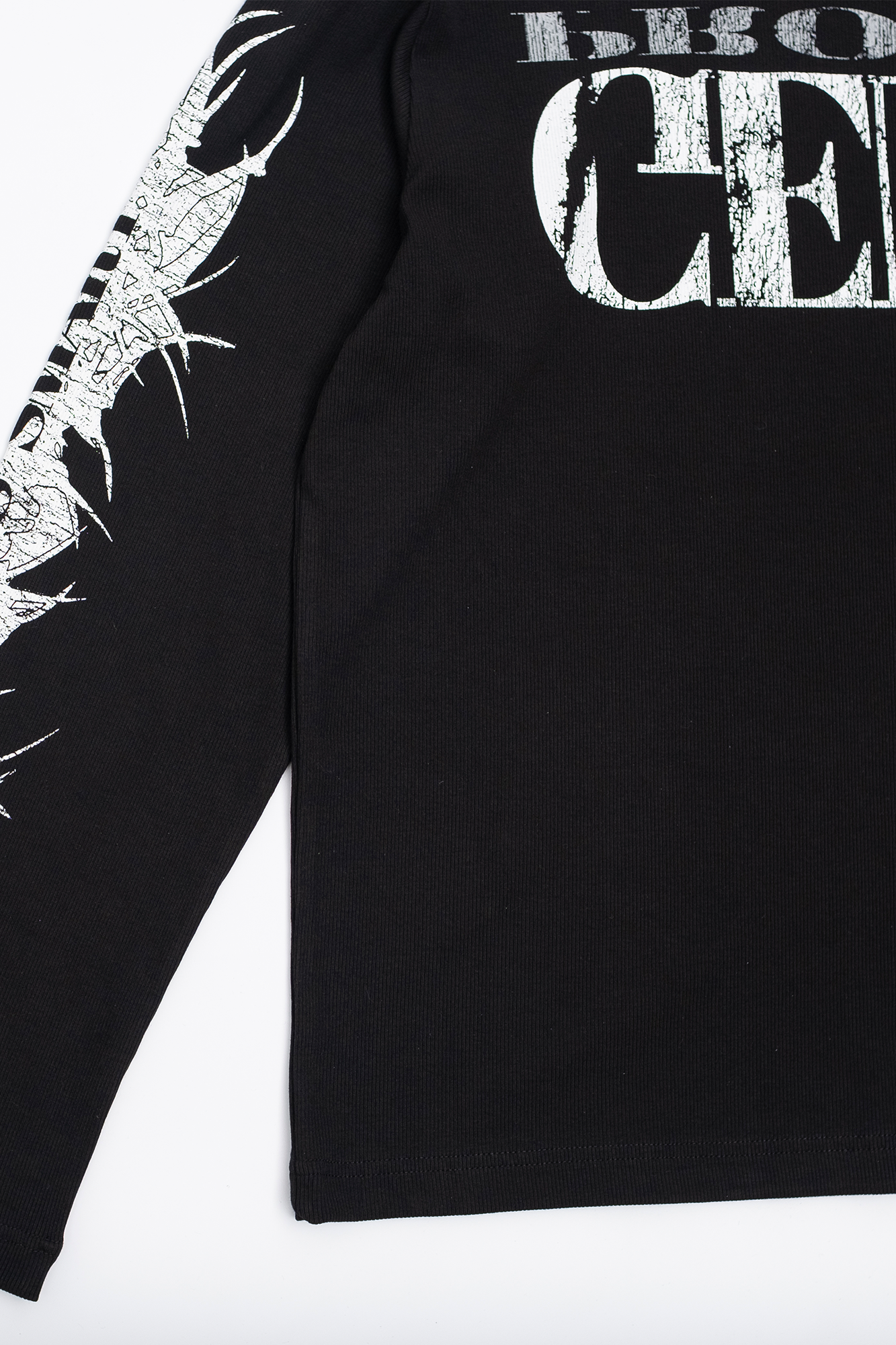 FVVO Ribbed Printed Henley Long Sleeve, premium urban and streetwear designers apparel on PROJECTISR.com, FVVO