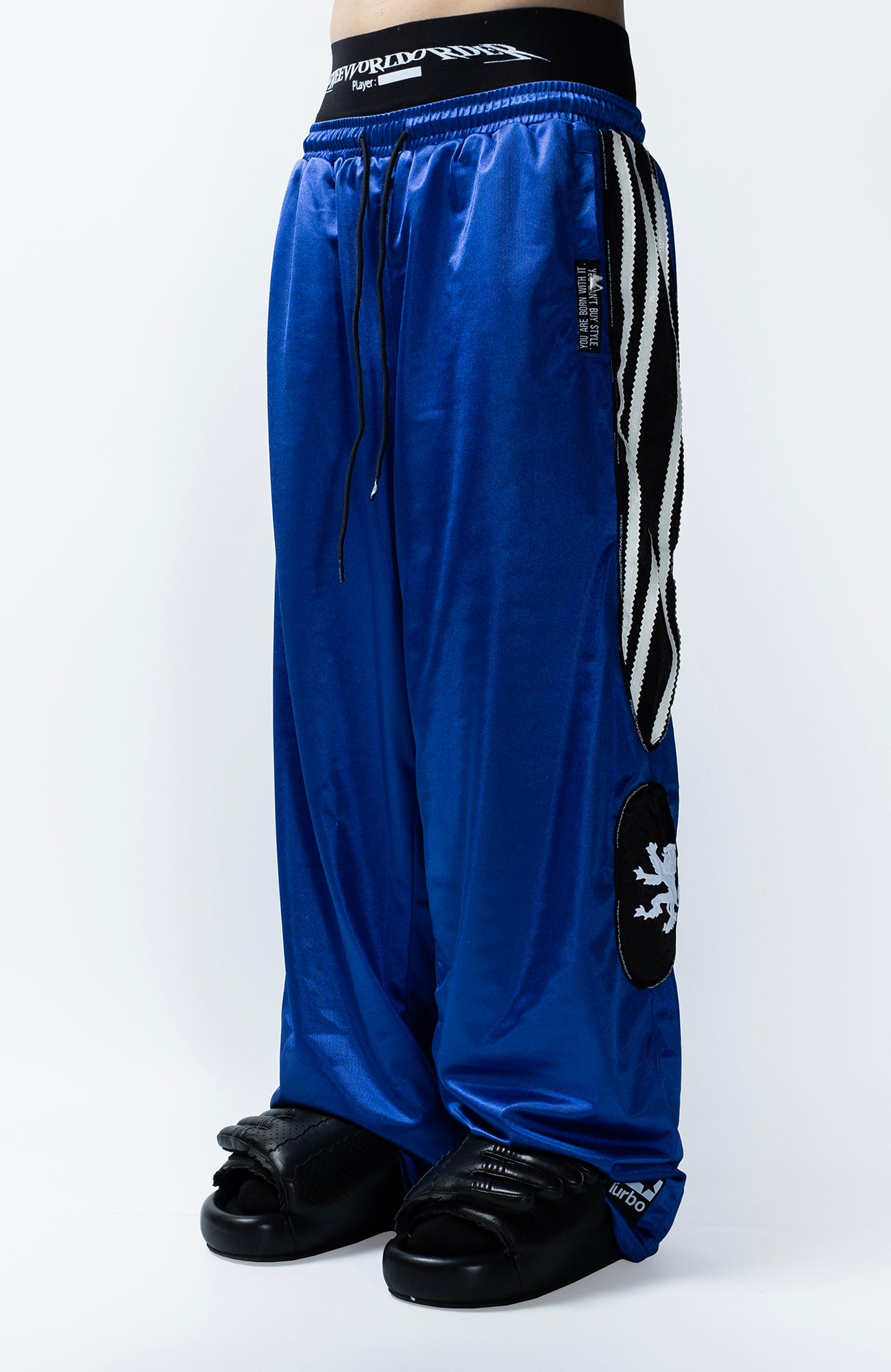 FVVO Wild Spirit Wolf Embroidered Pants