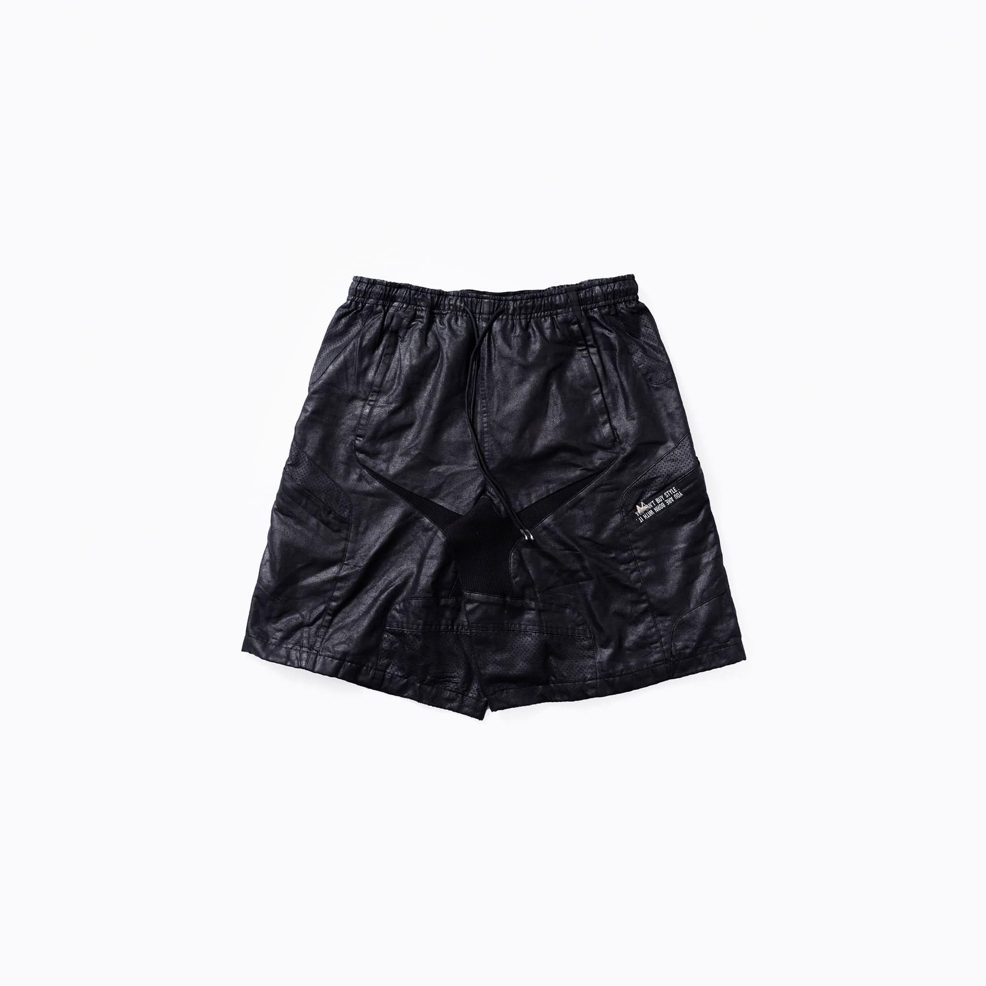 FVVO Multi-Panel Glossy Shorts, premium urban and streetwear designers apparel on PROJECTISR.com, FVVO