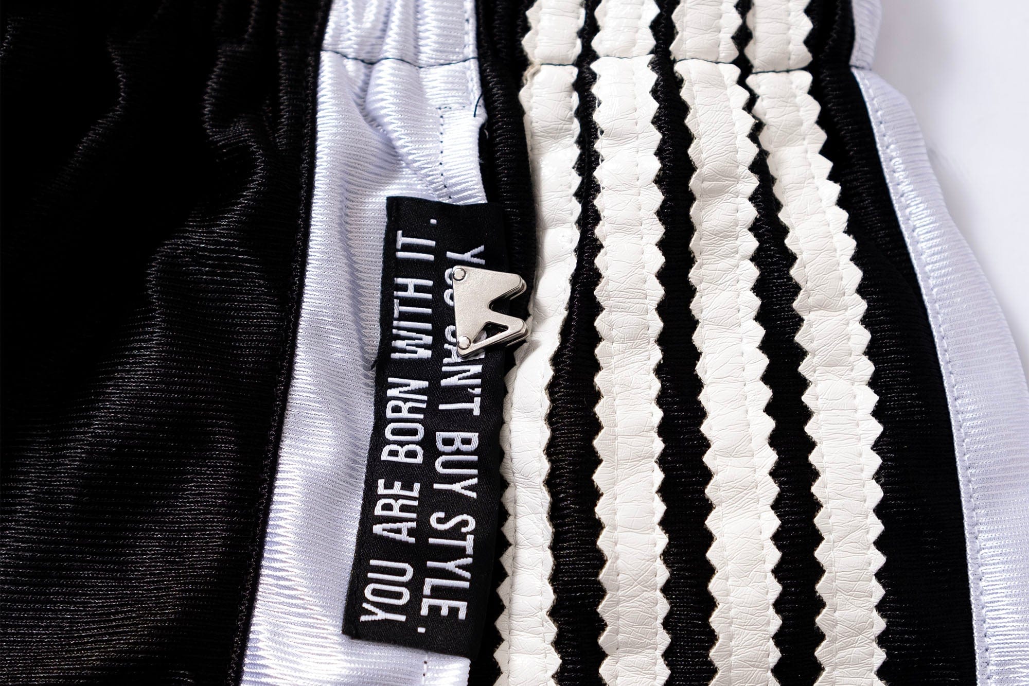 FVVO Layered Mesh Satin Striped Shorts, premium urban and streetwear designers apparel on PROJECTISR.com, FVVO