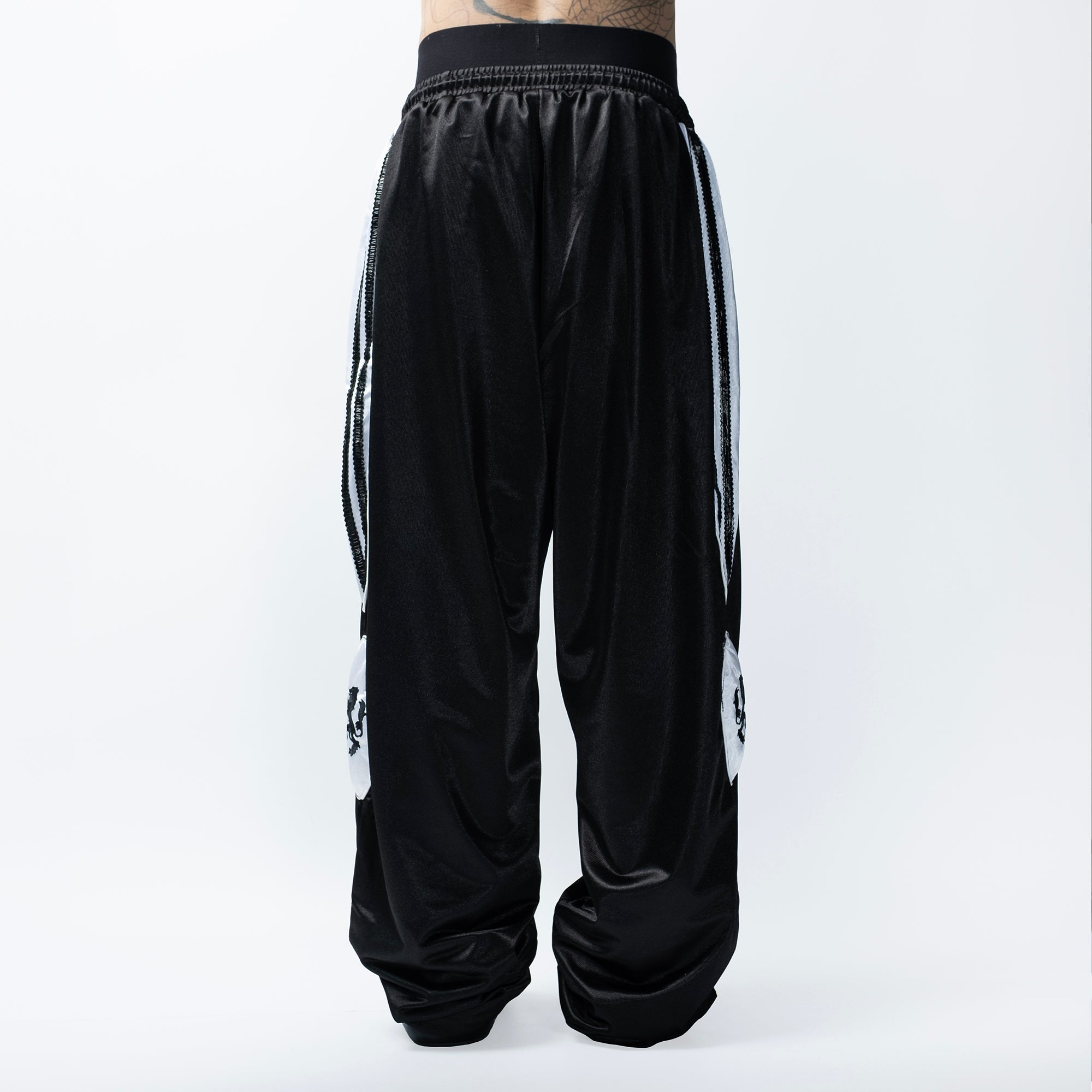 FVVO Wild Spirit Wolf Embroidered Pants