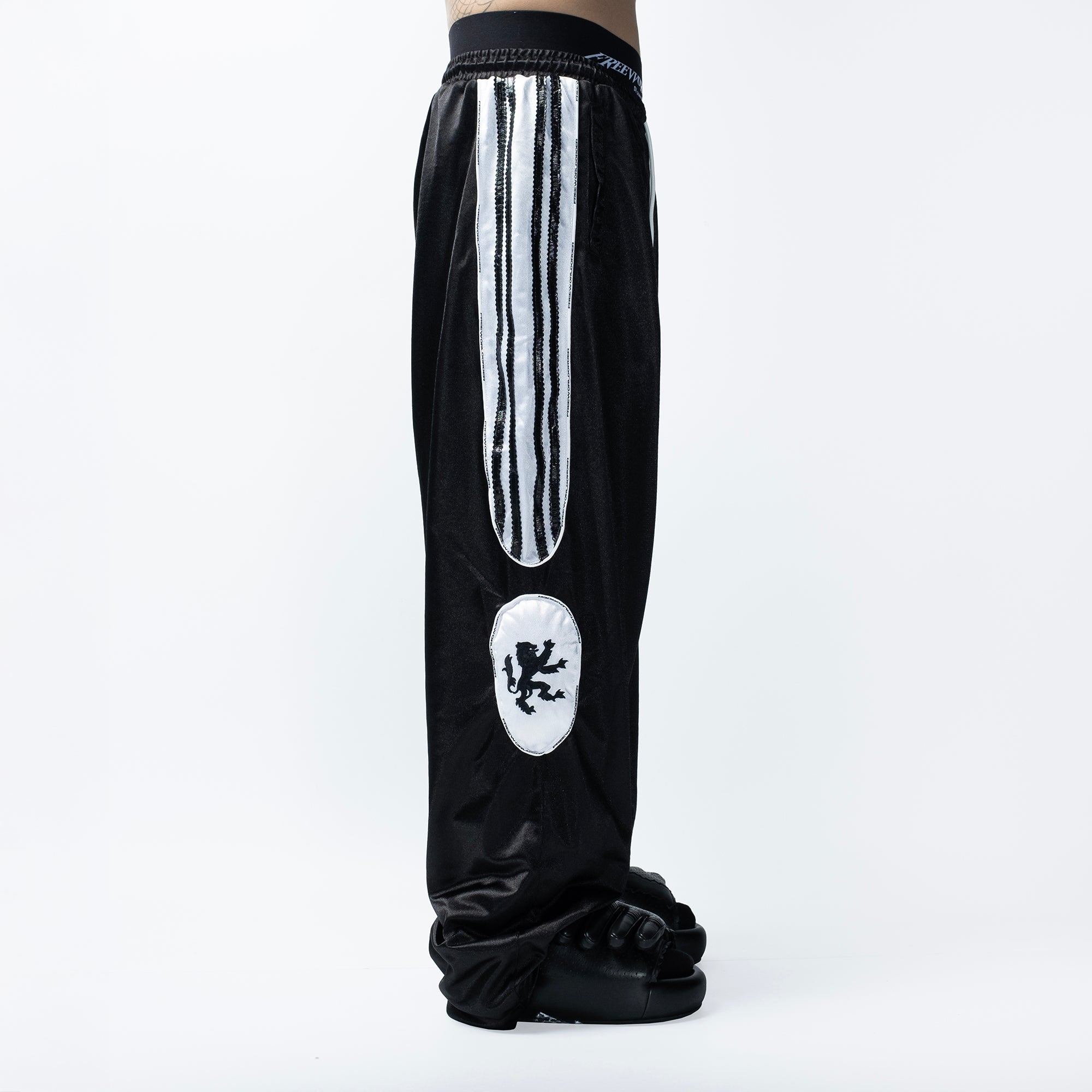 FVVO Wild Spirit Wolf Embroidered Pants