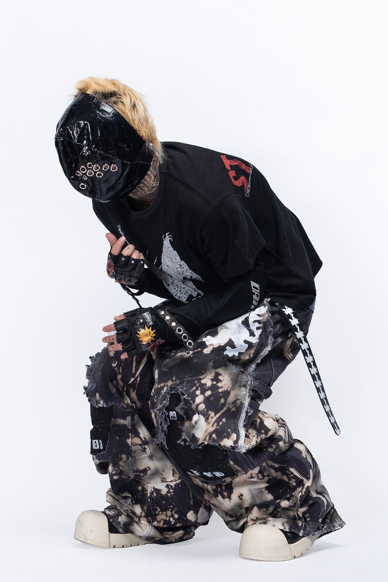 FVVO Stay Weird Graphic Punk T-Shirt, premium urban and streetwear designers apparel on PROJECTISR.com, FVVO