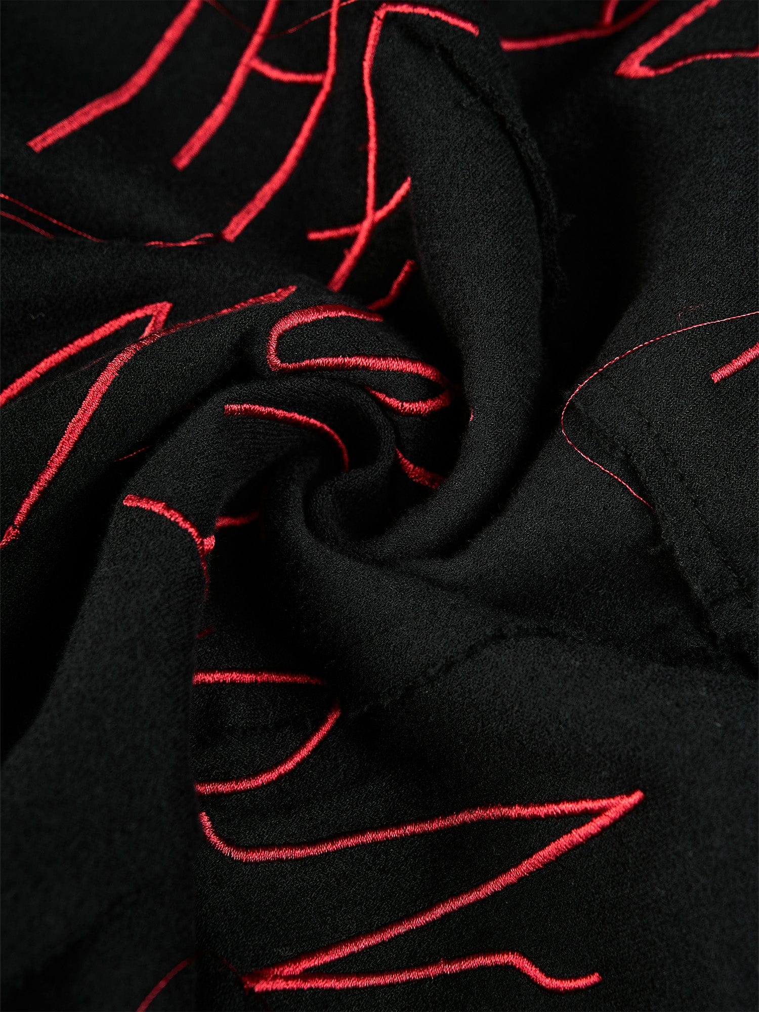 FLYERRER Cross-Panel Contrast Frayed Embroidered Long-Sleeve Tee, premium urban and streetwear designers apparel on PROJECTISR.com, FLYERRER