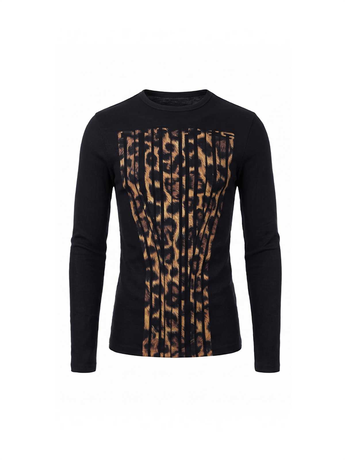 DND4DES Leopard Slim-Fit Long-Sleeve Tee