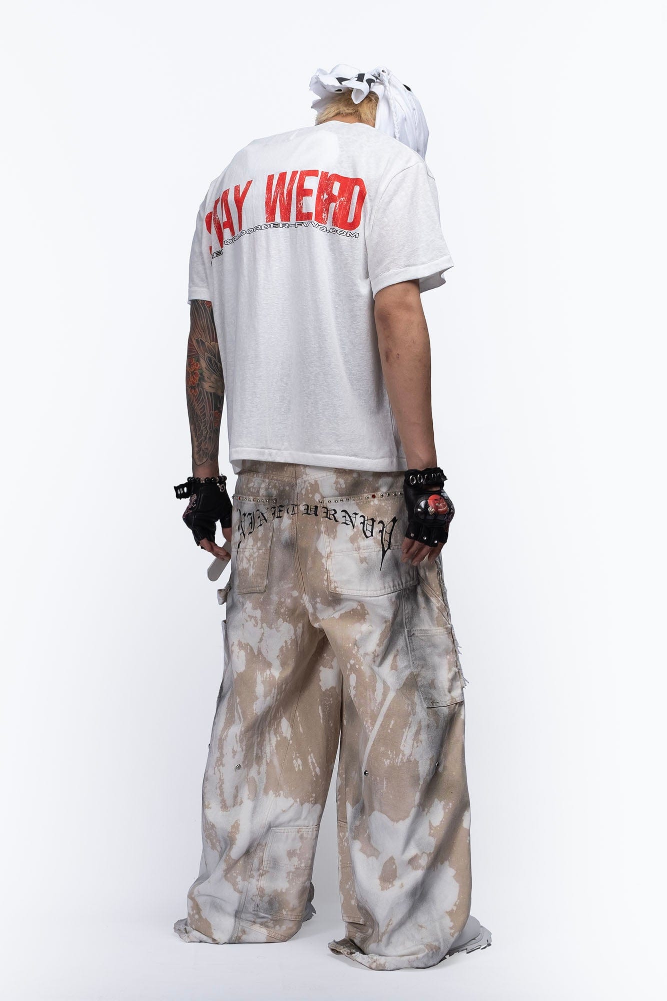 FVVO Stay Weird Graphic Punk T-Shirt, premium urban and streetwear designers apparel on PROJECTISR.com, FVVO