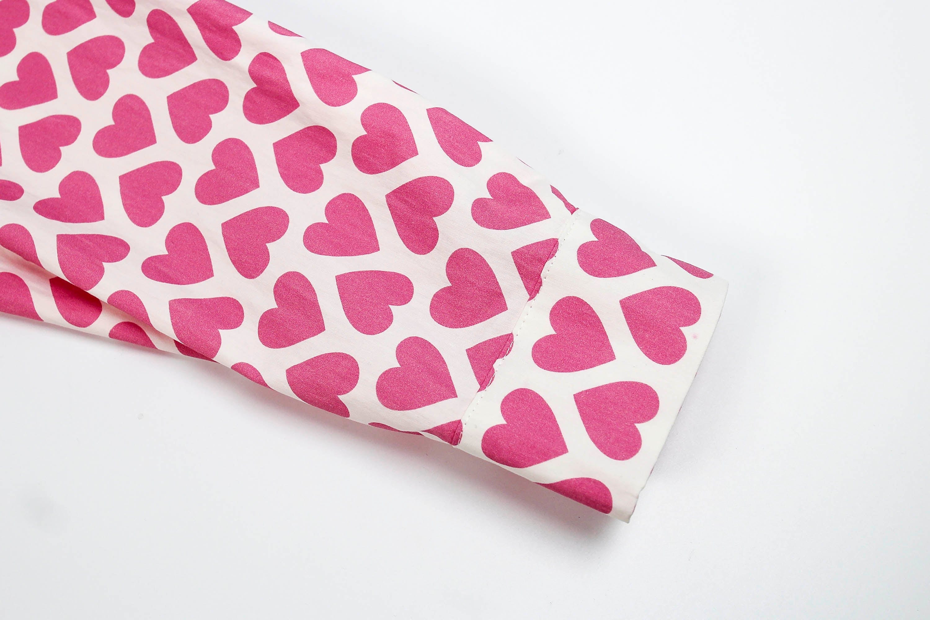 CLP Pink Heart Full-Print Shirt, premium urban and streetwear designers apparel on PROJECTISR.com, CLP