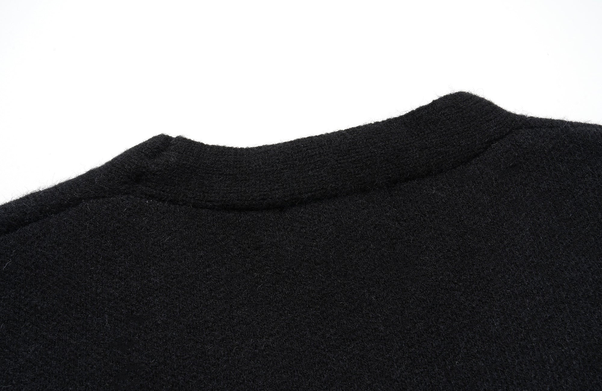 CLP Embroidered Patch Jacquard Cardigan