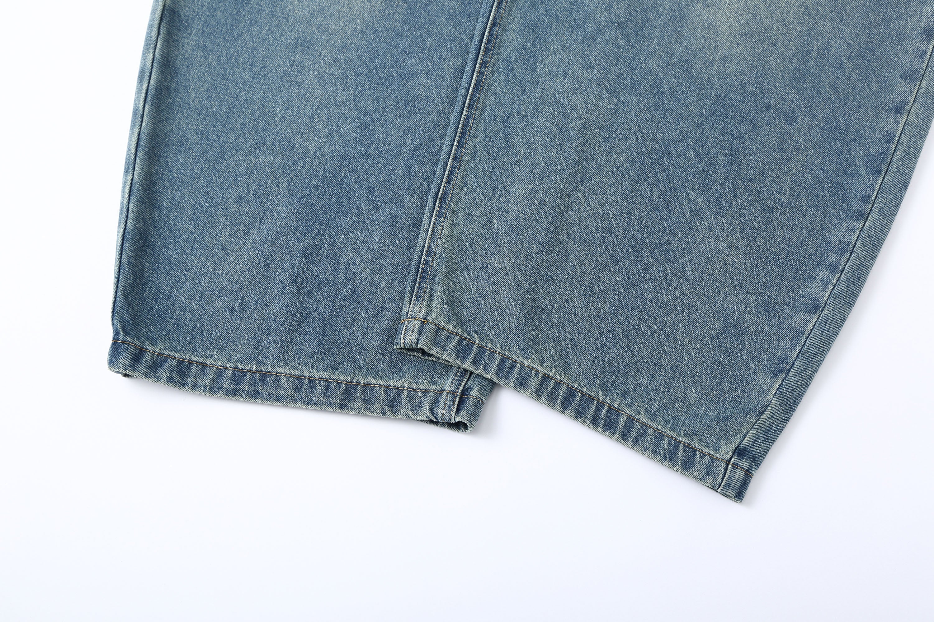 CLP Washed Studded Barrel Jeans, premium urban and streetwear designers apparel on PROJECTISR.com, CLP