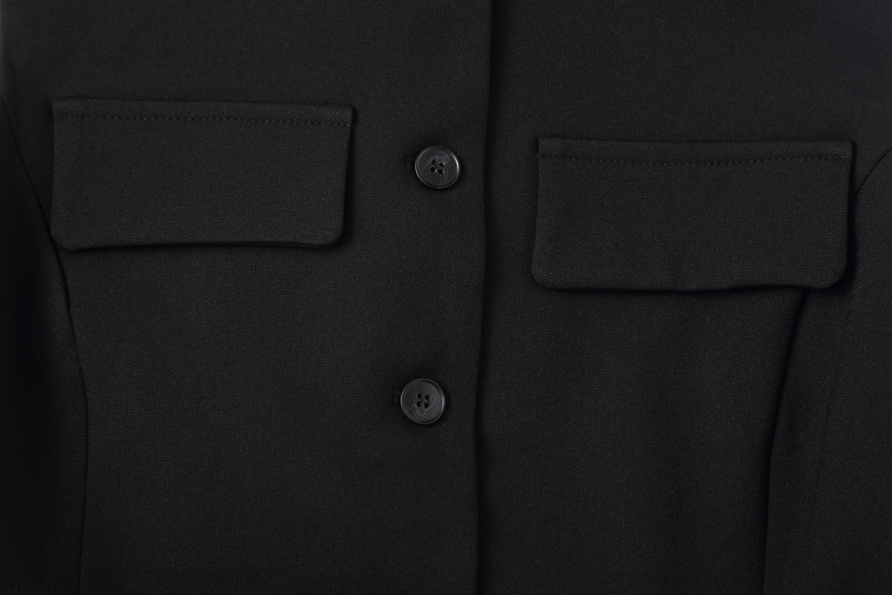 CLP Mandarin-Collar Curved-Placket Button Vest, premium urban and streetwear designers apparel on PROJECTISR.com, CLP