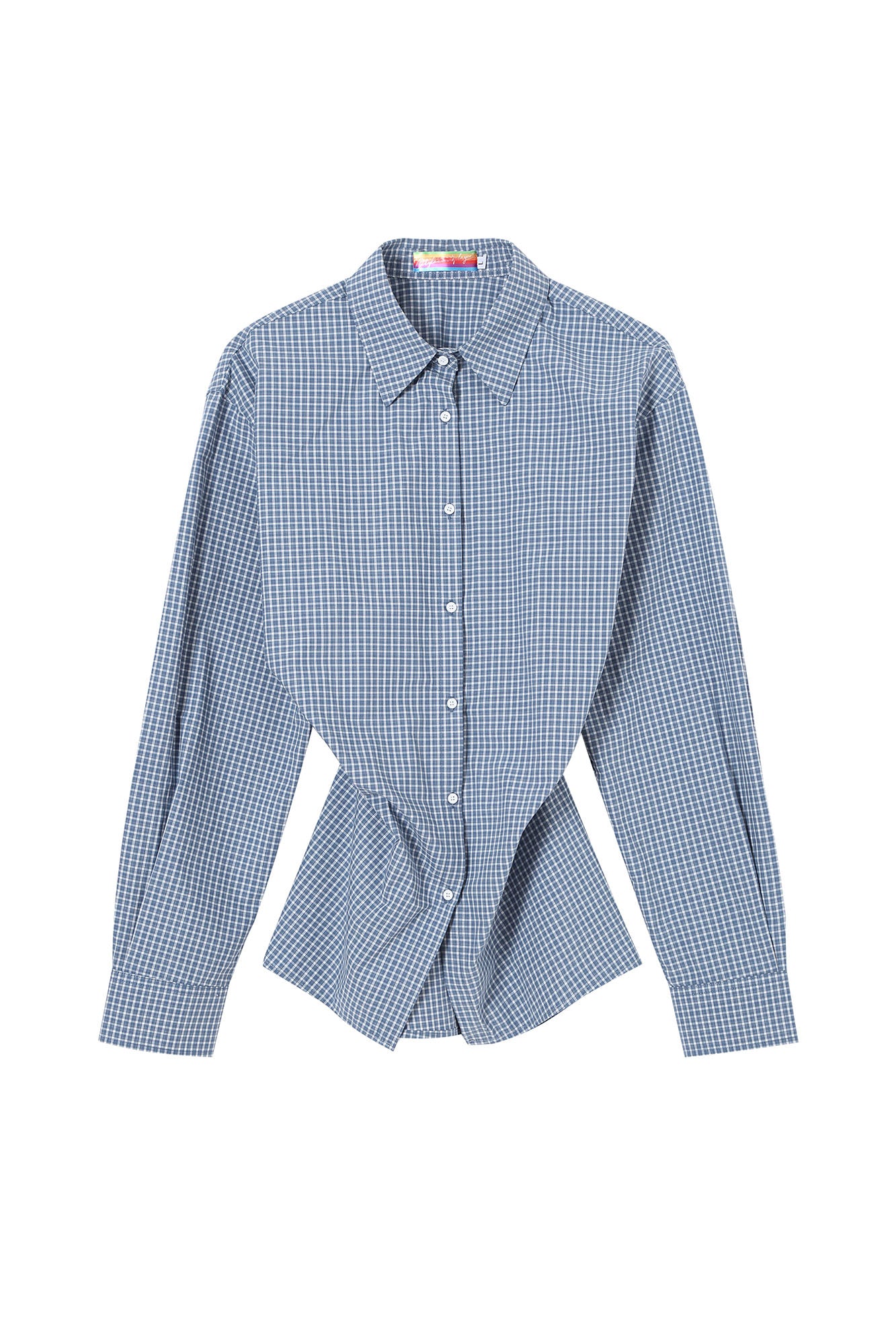 CLP Gingham Corset-Waist Shirt, premium urban and streetwear designers apparel on PROJECTISR.com, CLP