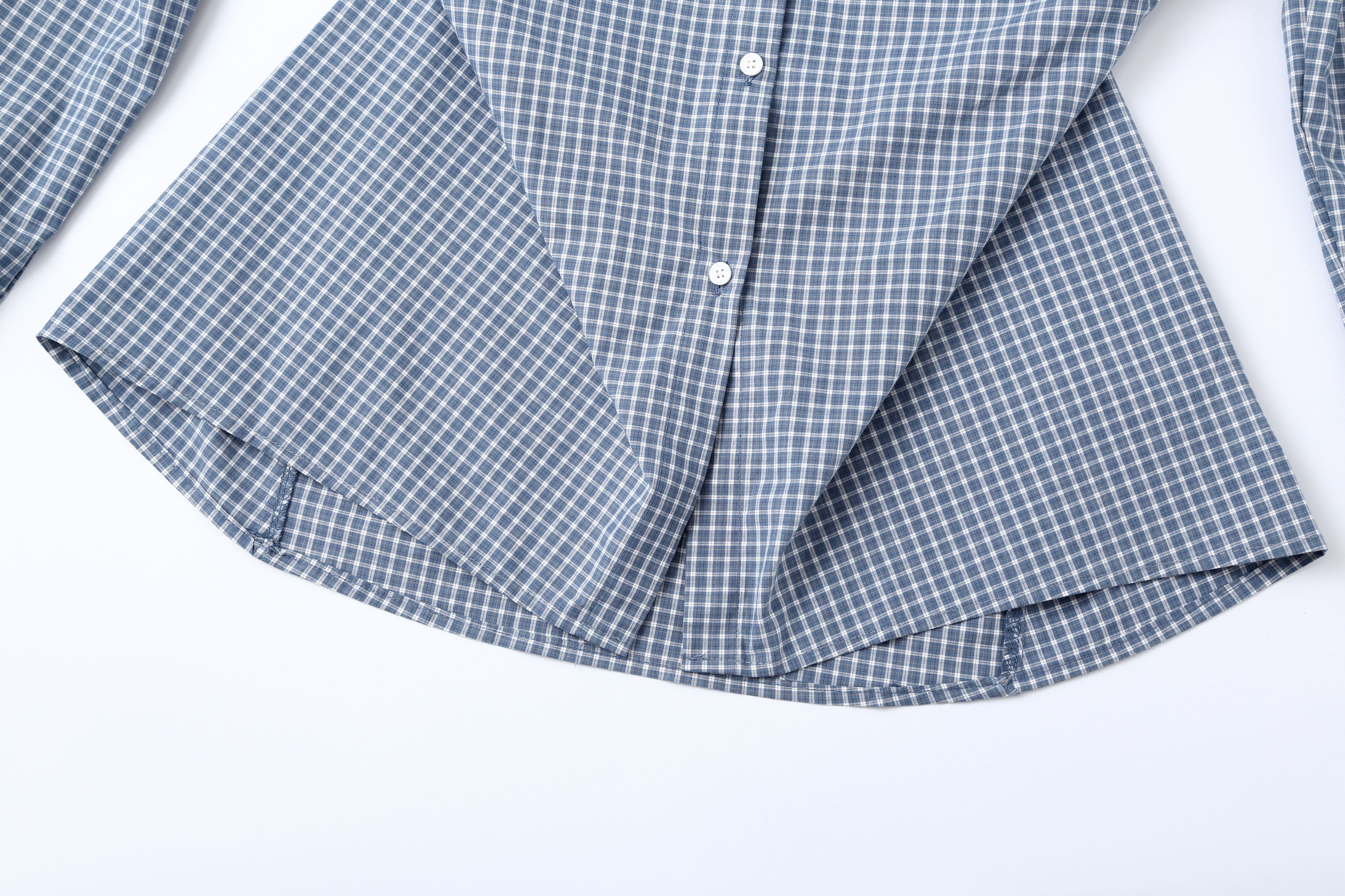 CLP Gingham Corset-Waist Shirt, premium urban and streetwear designers apparel on PROJECTISR.com, CLP