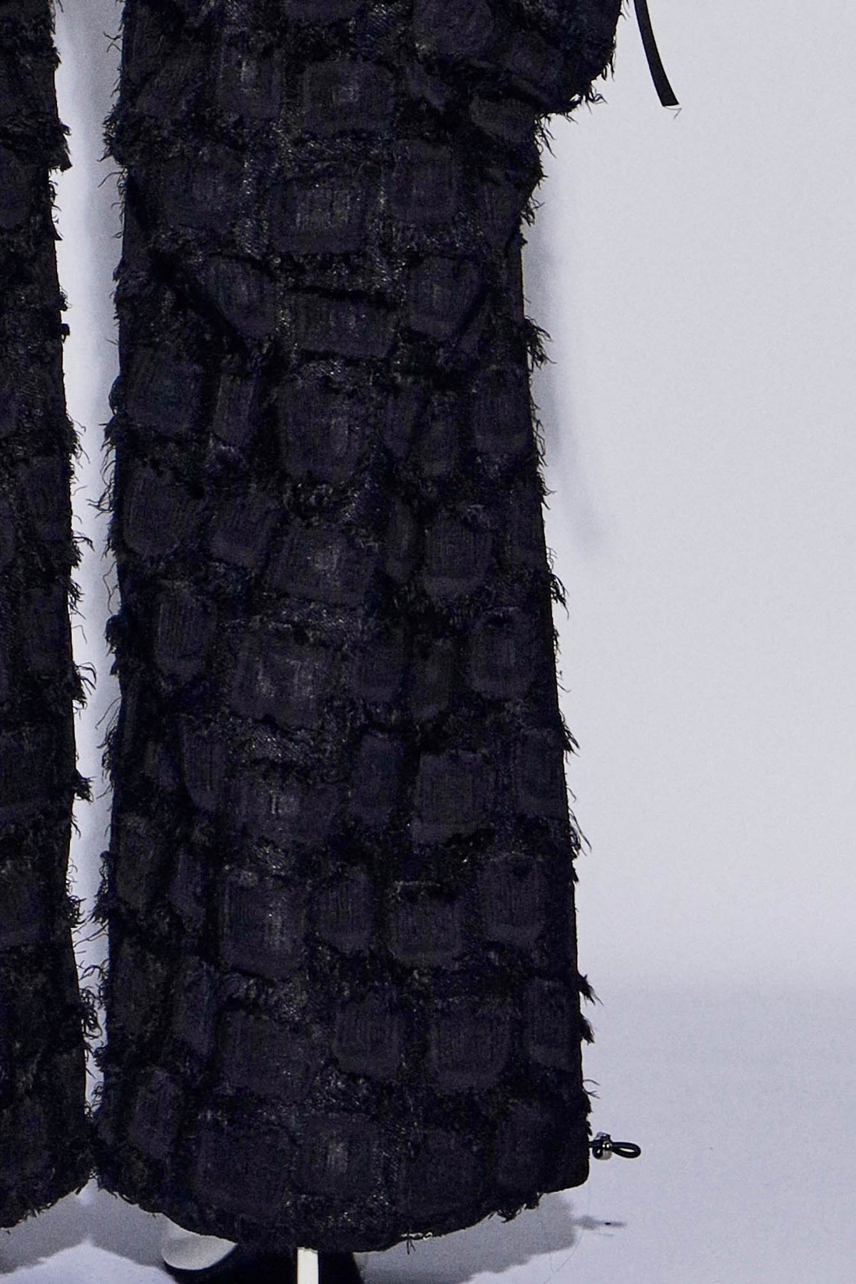 DND4DESxFaychui Fuzzy Grid Multi-Pocket Low-Rise Pants, premium urban and streetwear designers apparel on PROJECTISR.com, DND4DES