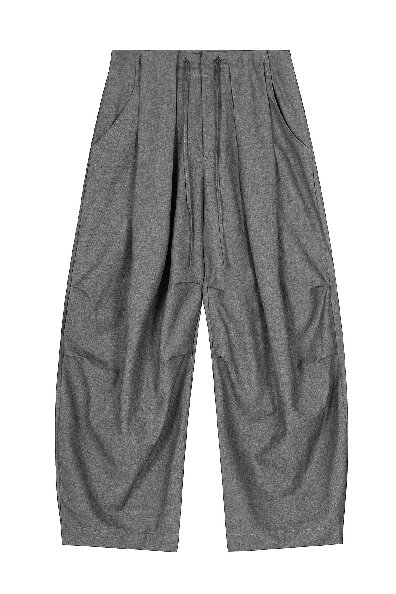 CLP Essential Pleated Drawstring Oversized Trousers