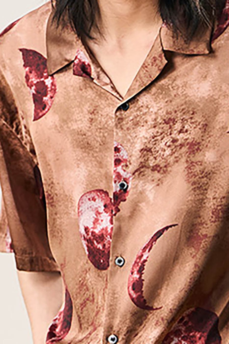 EPIC POETRY Planetary Full-Print Half Shirt, premium urban and streetwear designers apparel on PROJECTISR.com, EPIC POETRY