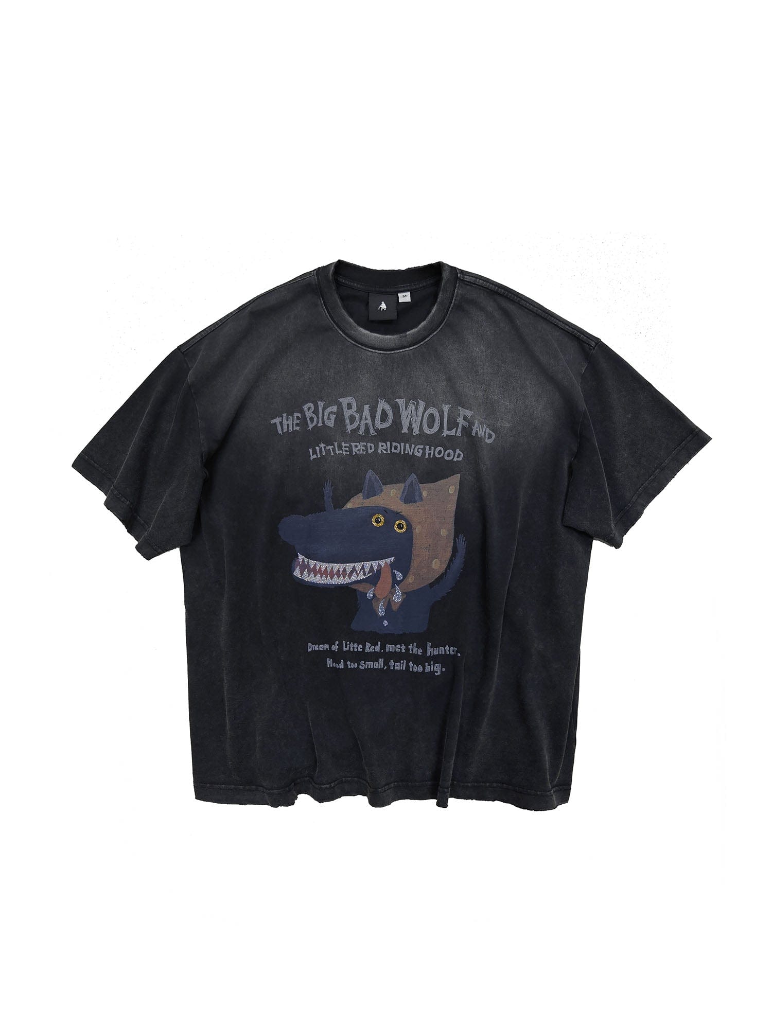 FACEONLAB Big Bad Wolf Oversized T-Shirt, premium urban and streetwear designers apparel on PROJECTISR.com, FACEONLAB