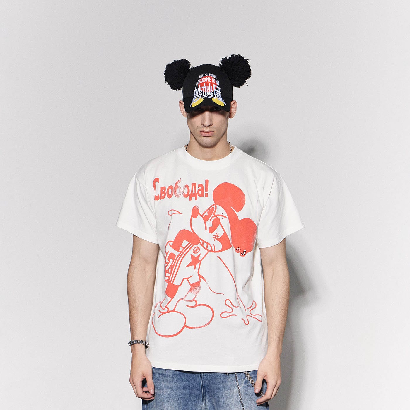 DND4DES Mickey Mouse T-Shirt, premium urban and streetwear designers apparel on PROJECTISR.com, DND4DES