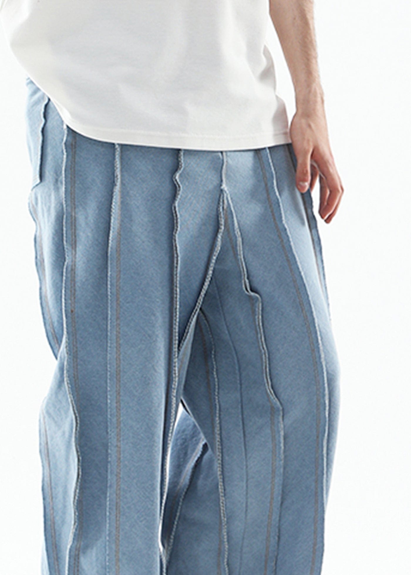MIICHOUS Deconstructed Raw Edge Pants, premium urban and streetwear designers apparel on PROJECTISR.com, Miichous