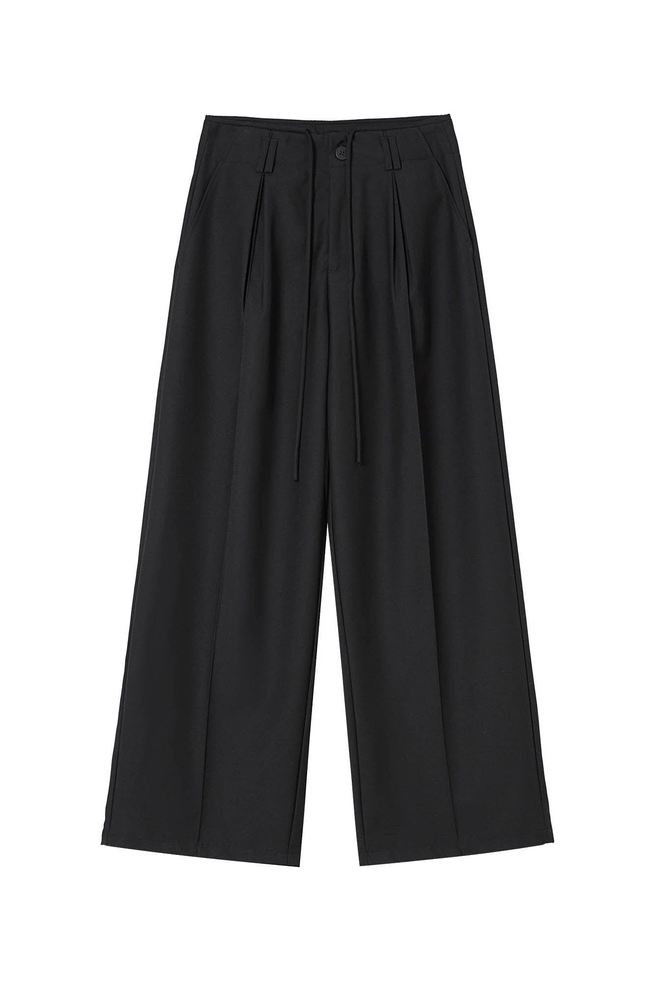 CLP Tucked Pleats Wide-Leg Trousers, premium urban and streetwear designers apparel on PROJECTISR.com, CLP