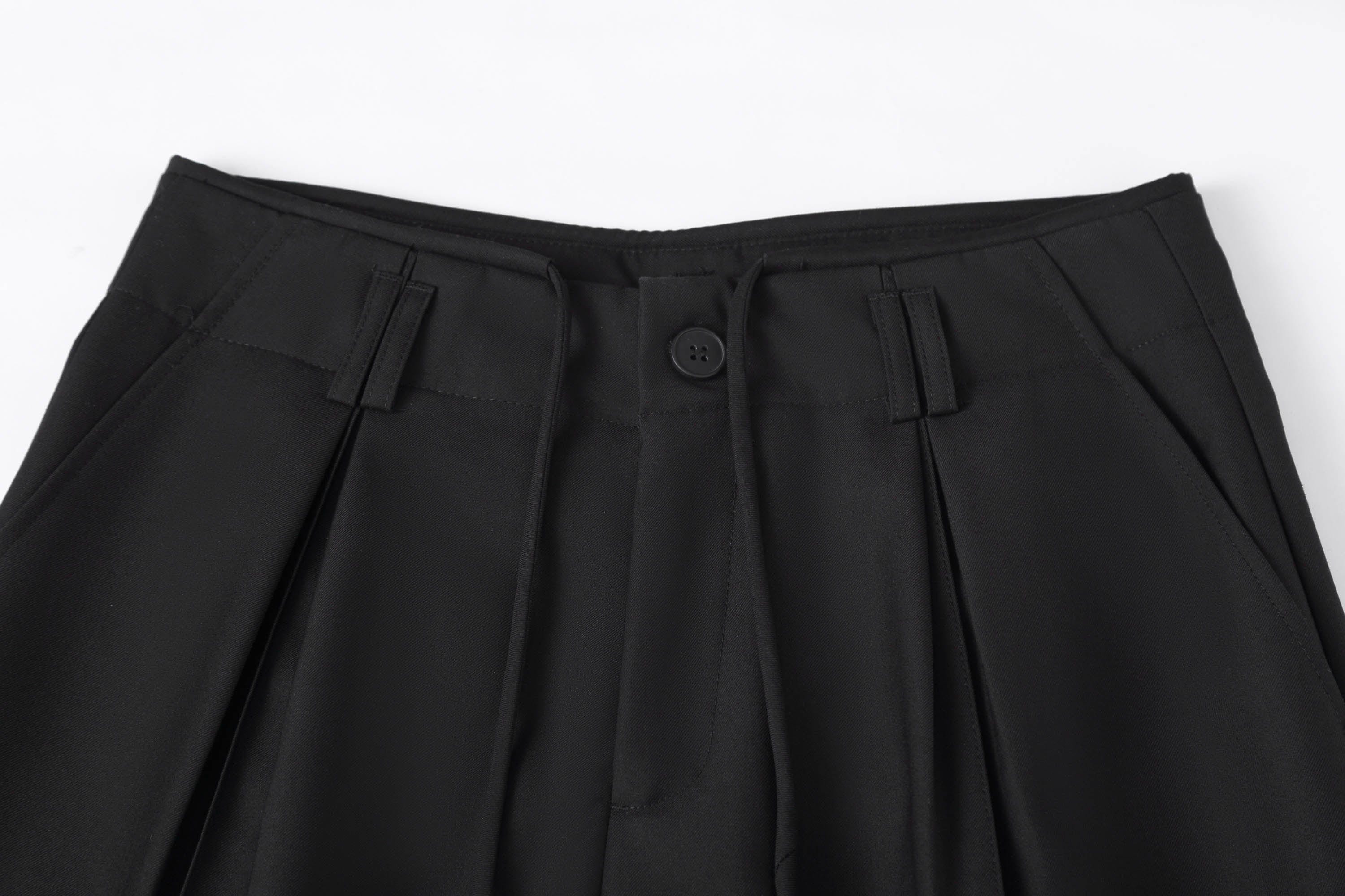 CLP Tucked Pleats Wide-Leg Trousers, premium urban and streetwear designers apparel on PROJECTISR.com, CLP
