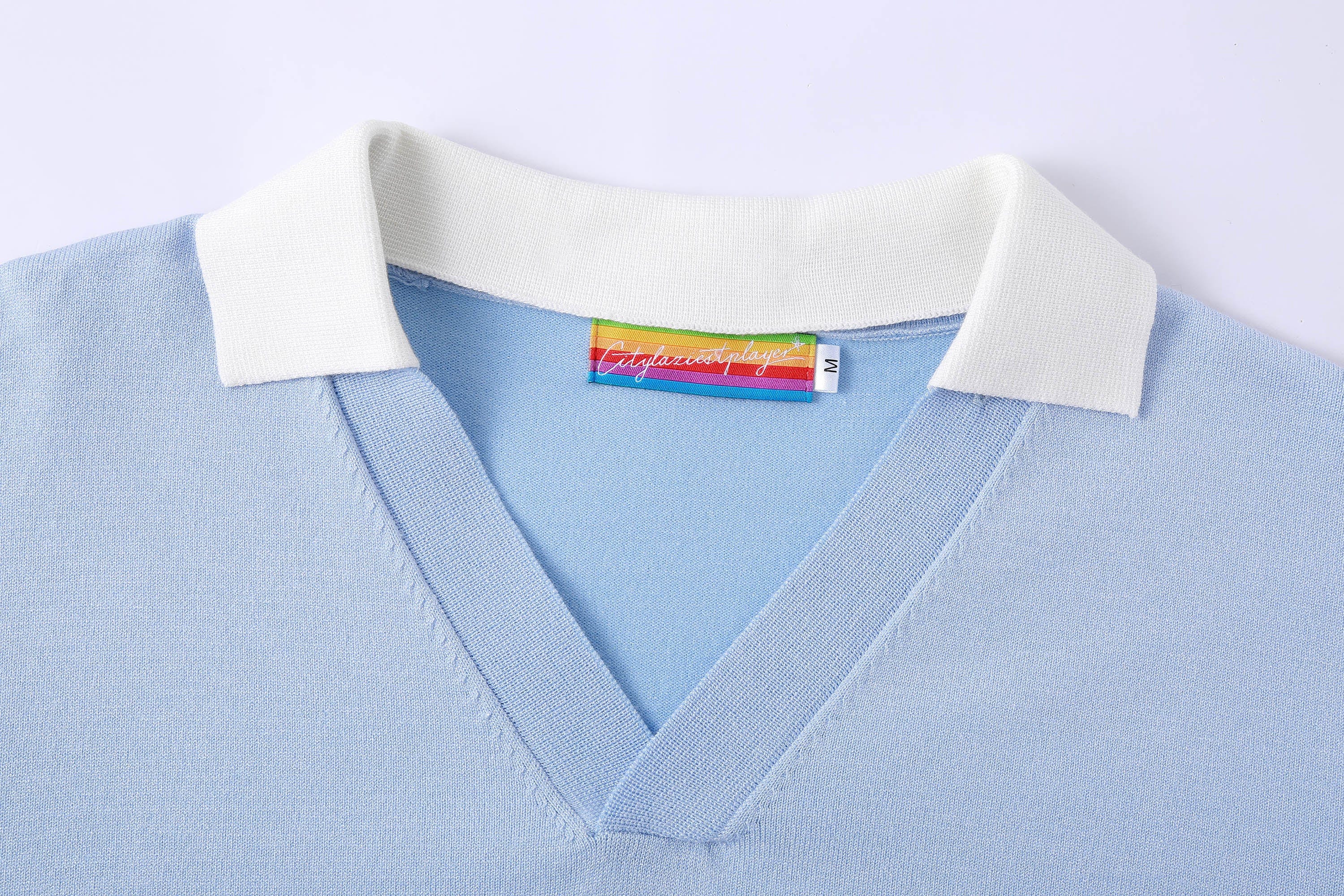 CLP V-Neck Detachable Collar Knitted Tee, premium urban and streetwear designers apparel on PROJECTISR.com, CLP