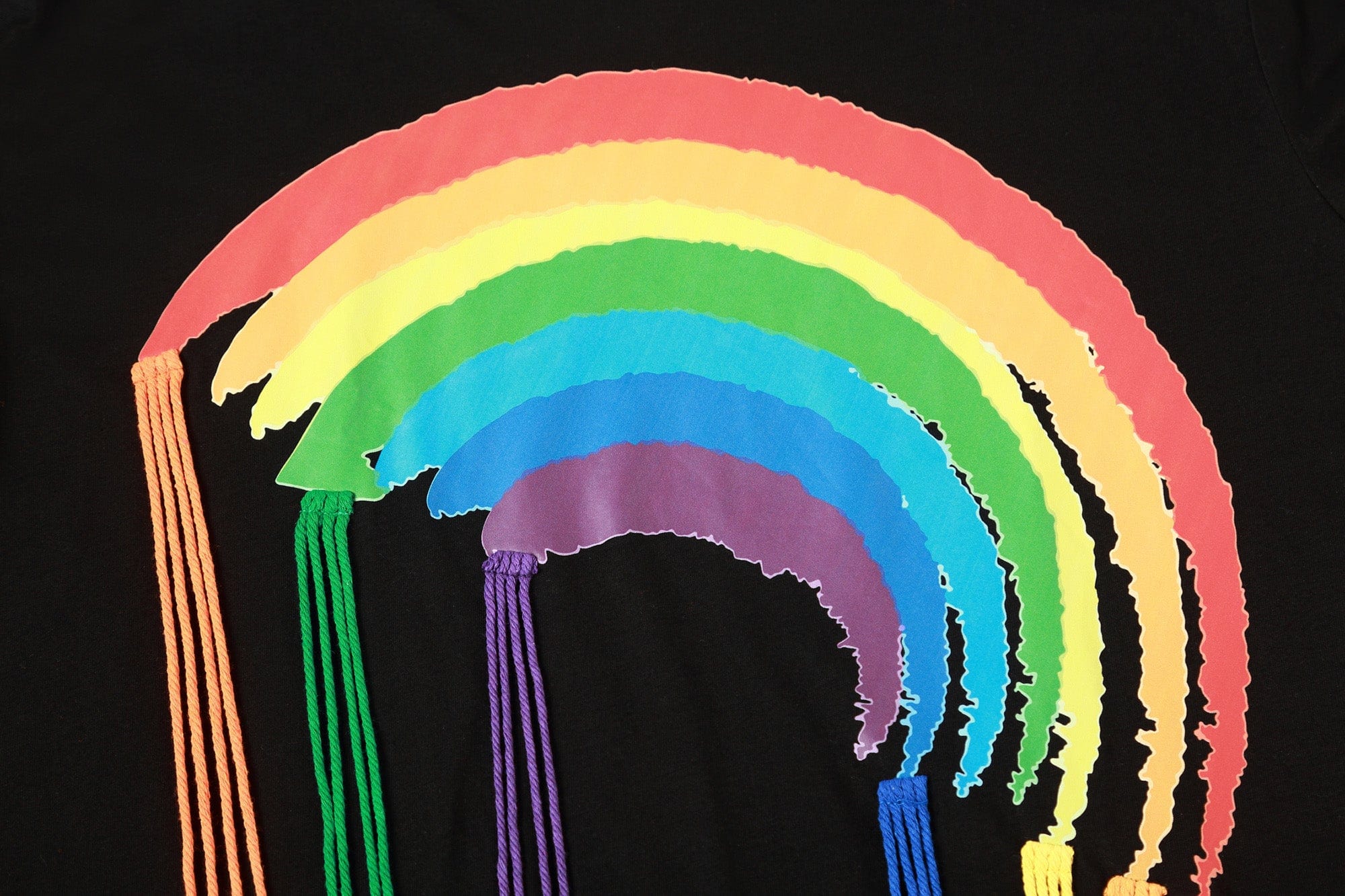 CLP Rainbow Tassel T-Shirt, premium urban and streetwear designers apparel on PROJECTISR.com, CLP