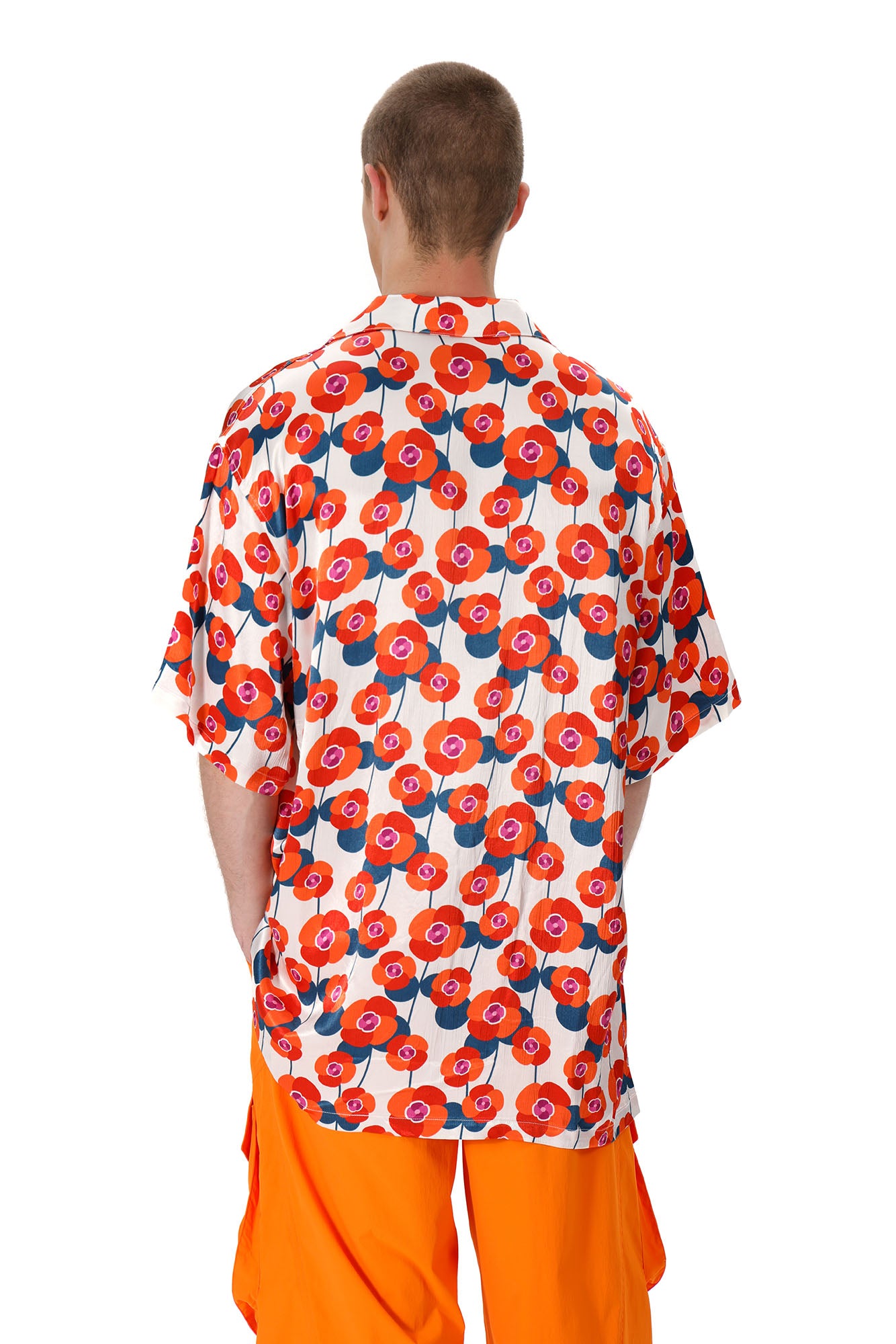 VANN VALRENCE Bloom Full-Print Half Shirt, premium urban and streetwear designers apparel on PROJECTISR.com, VANN VALRENCE