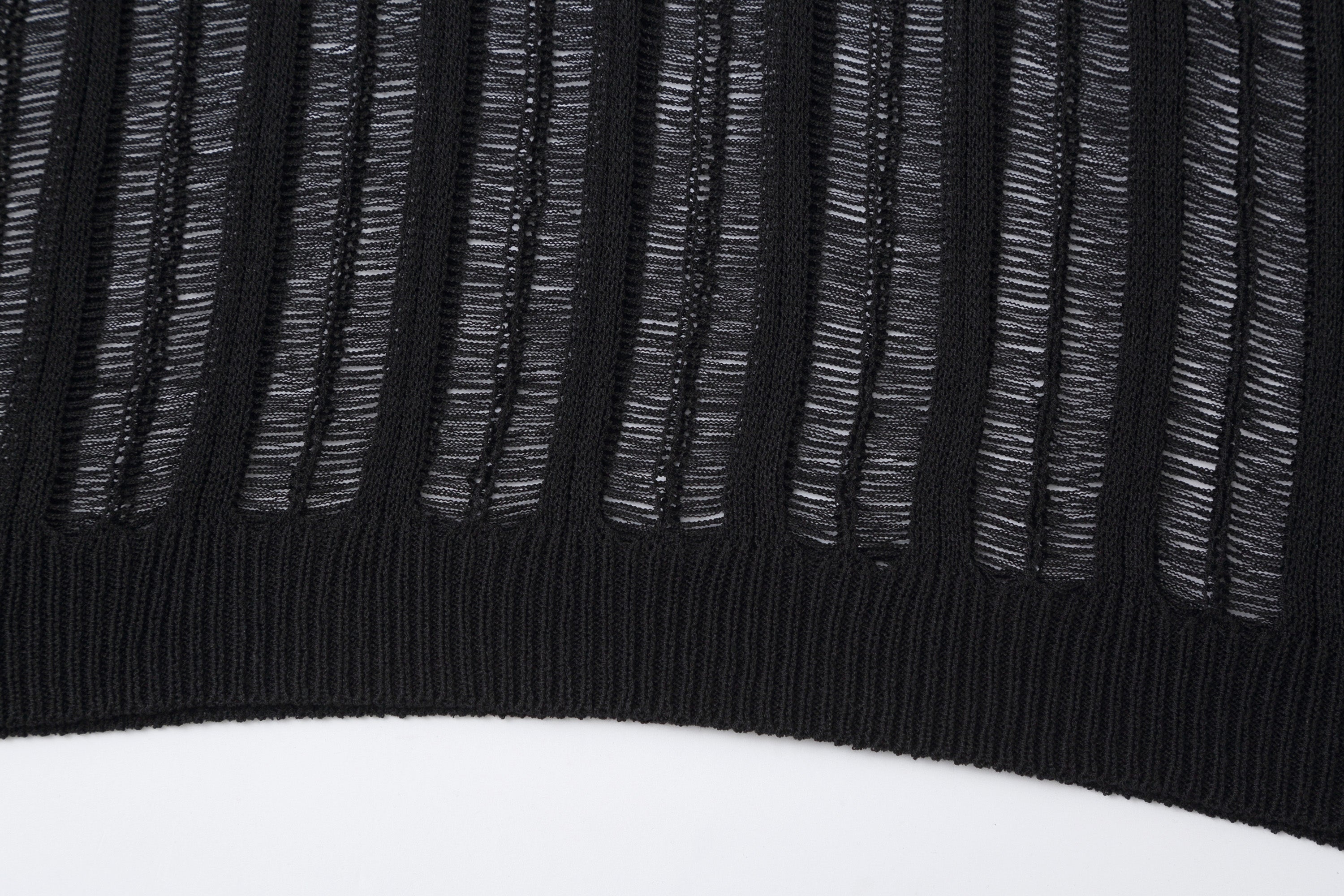 CLP Sheer Striped Open-Knit Sweater, premium urban and streetwear designers apparel on PROJECTISR.com, CLP