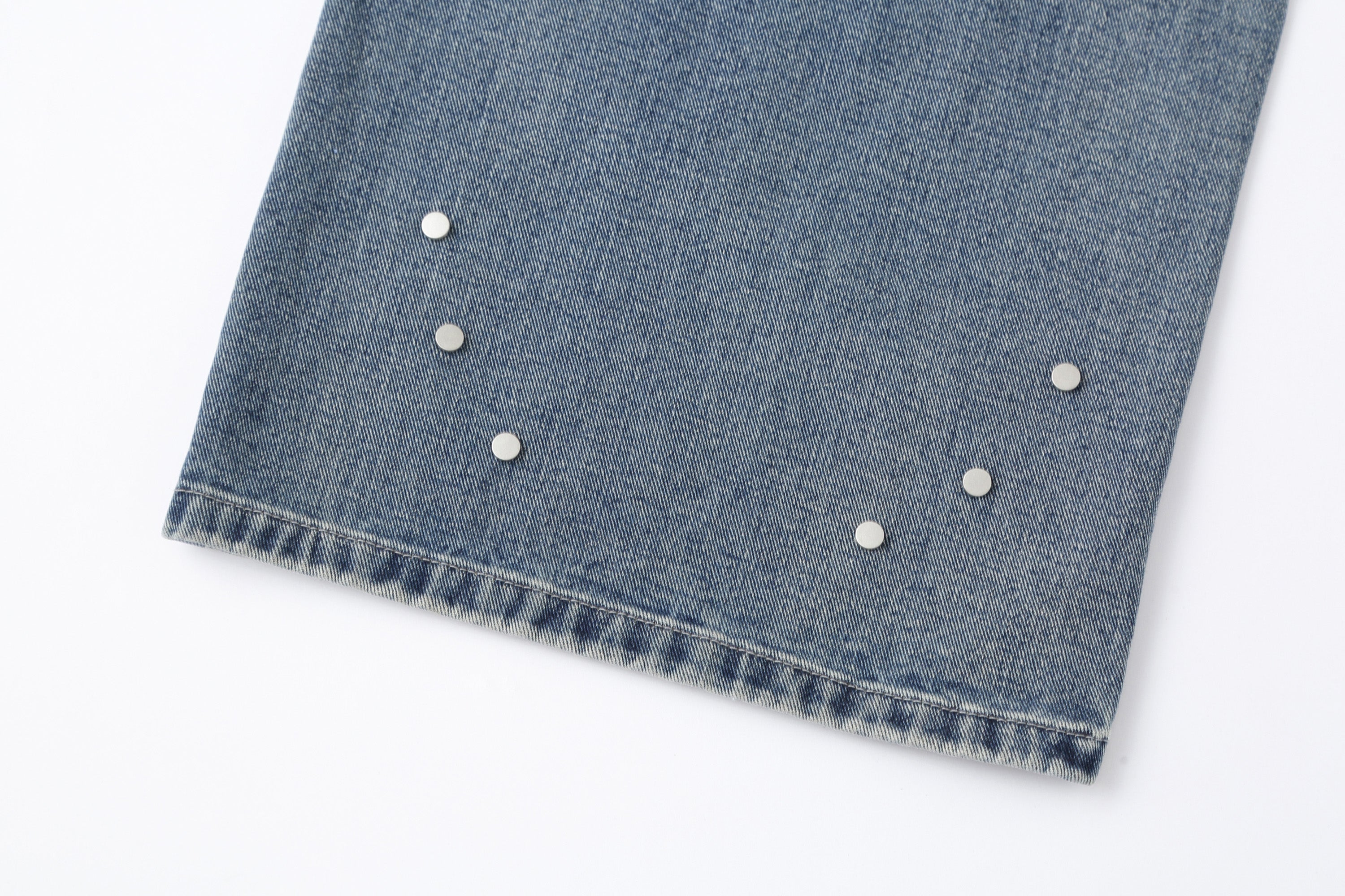 CLP Retro Washed Distressed Rivet Jeans, premium urban and streetwear designers apparel on PROJECTISR.com, CLP