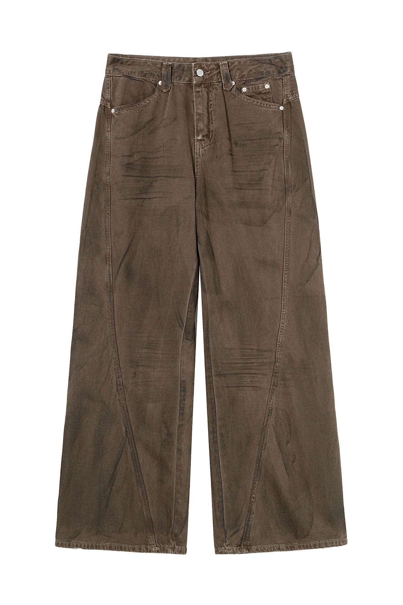 CLP Retro Panel Straight-Leg Jeans, premium urban and streetwear designers apparel on PROJECTISR.com, CLP