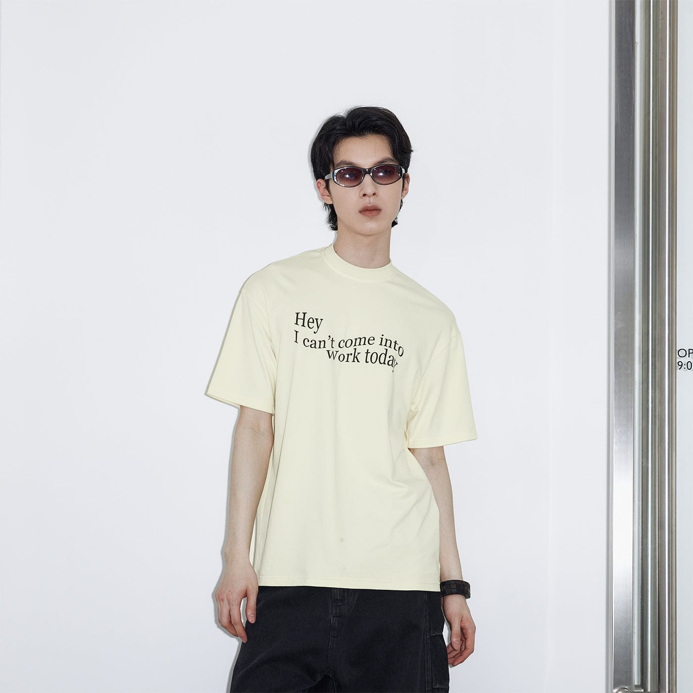 49PERCENT Essential Slogan T-Shirt, premium urban and streetwear designers apparel on PROJECTISR.com, 49PERCENT