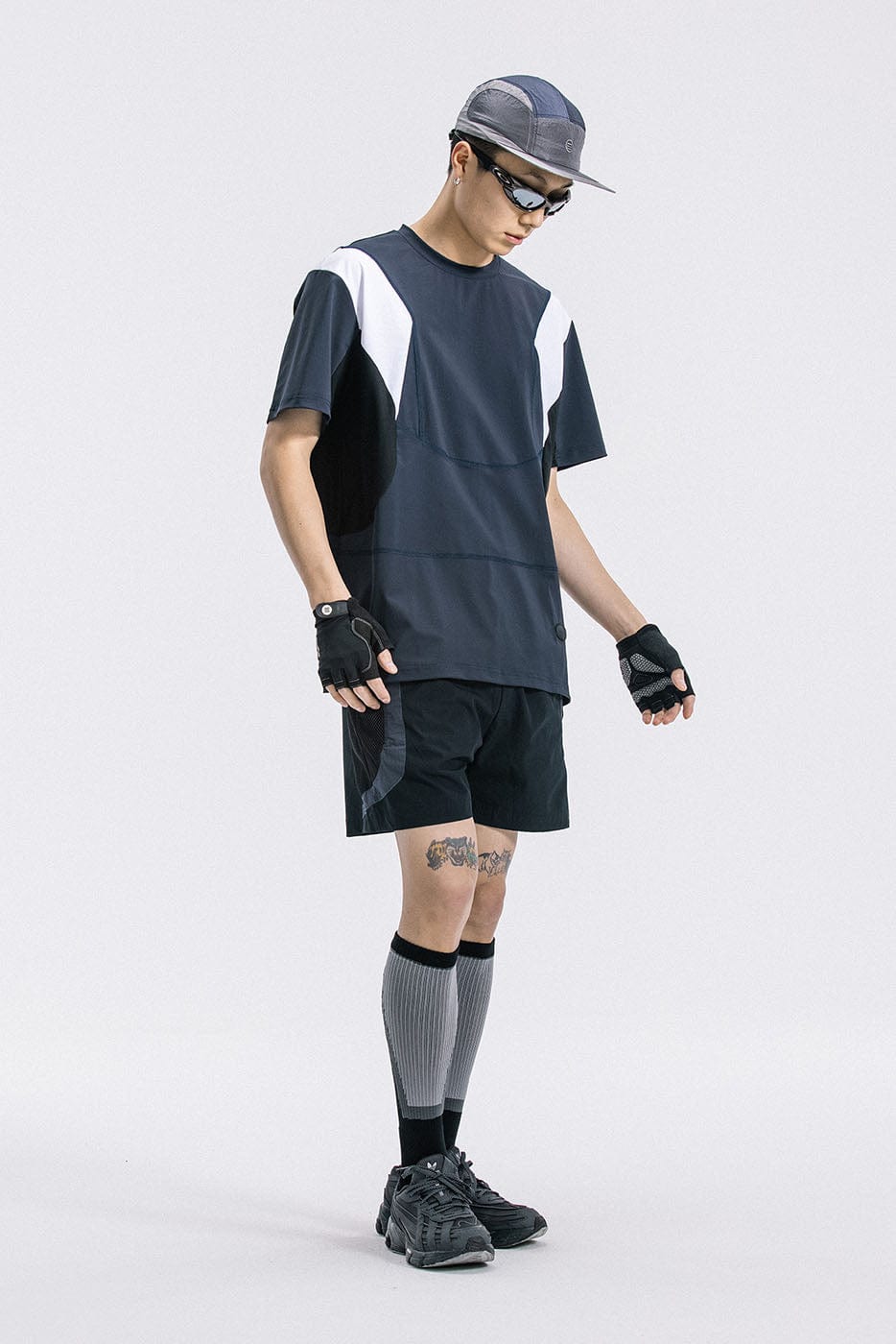 ENSHADOWER Contrasted 5-Panel Hat, premium urban and streetwear designers apparel on PROJECTISR.com, ENSHADOWER