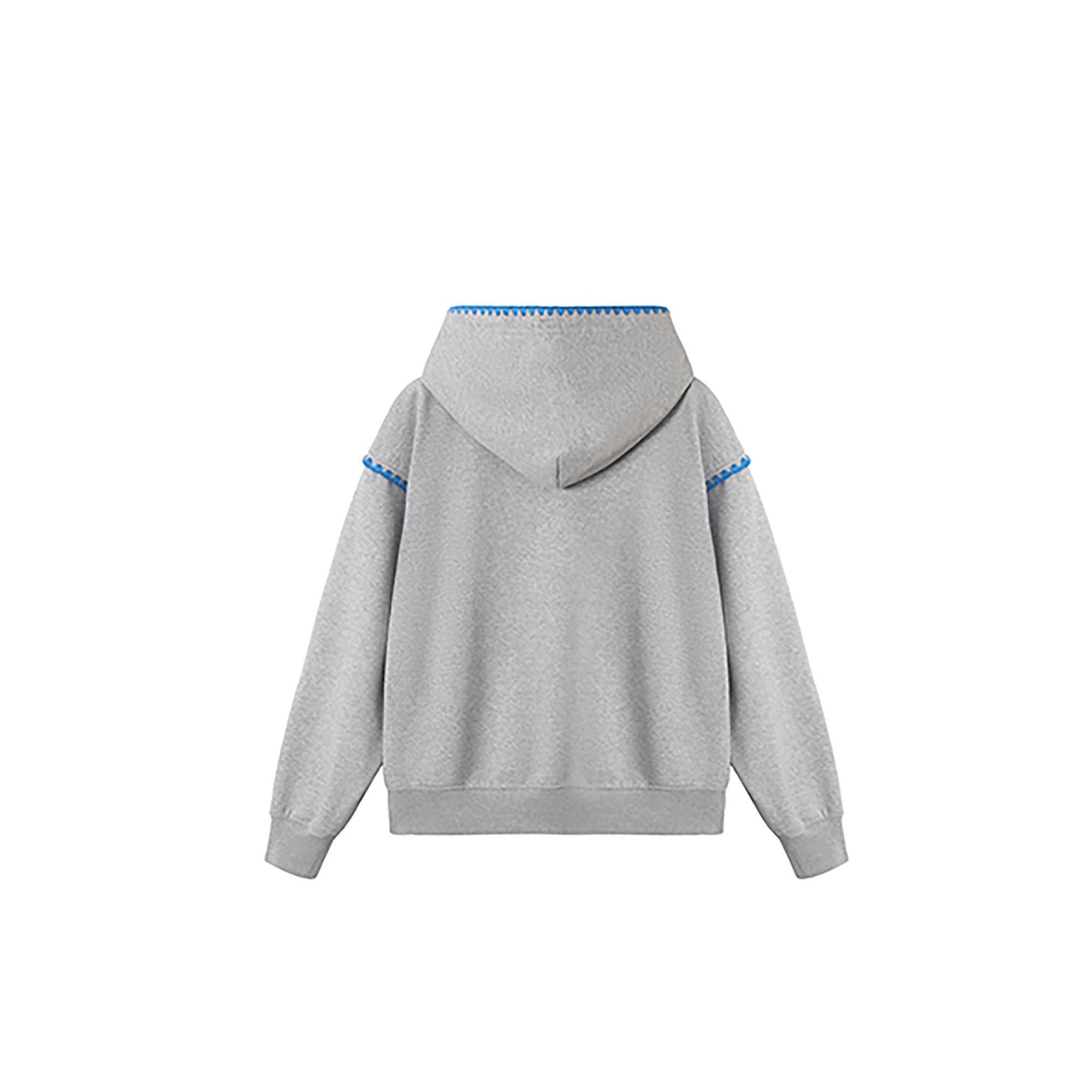 DONSMOKE Retro Embroidered Patch Whipstitch Hoodie, premium urban and streetwear designers apparel on PROJECTISR.com, DONSMOKE