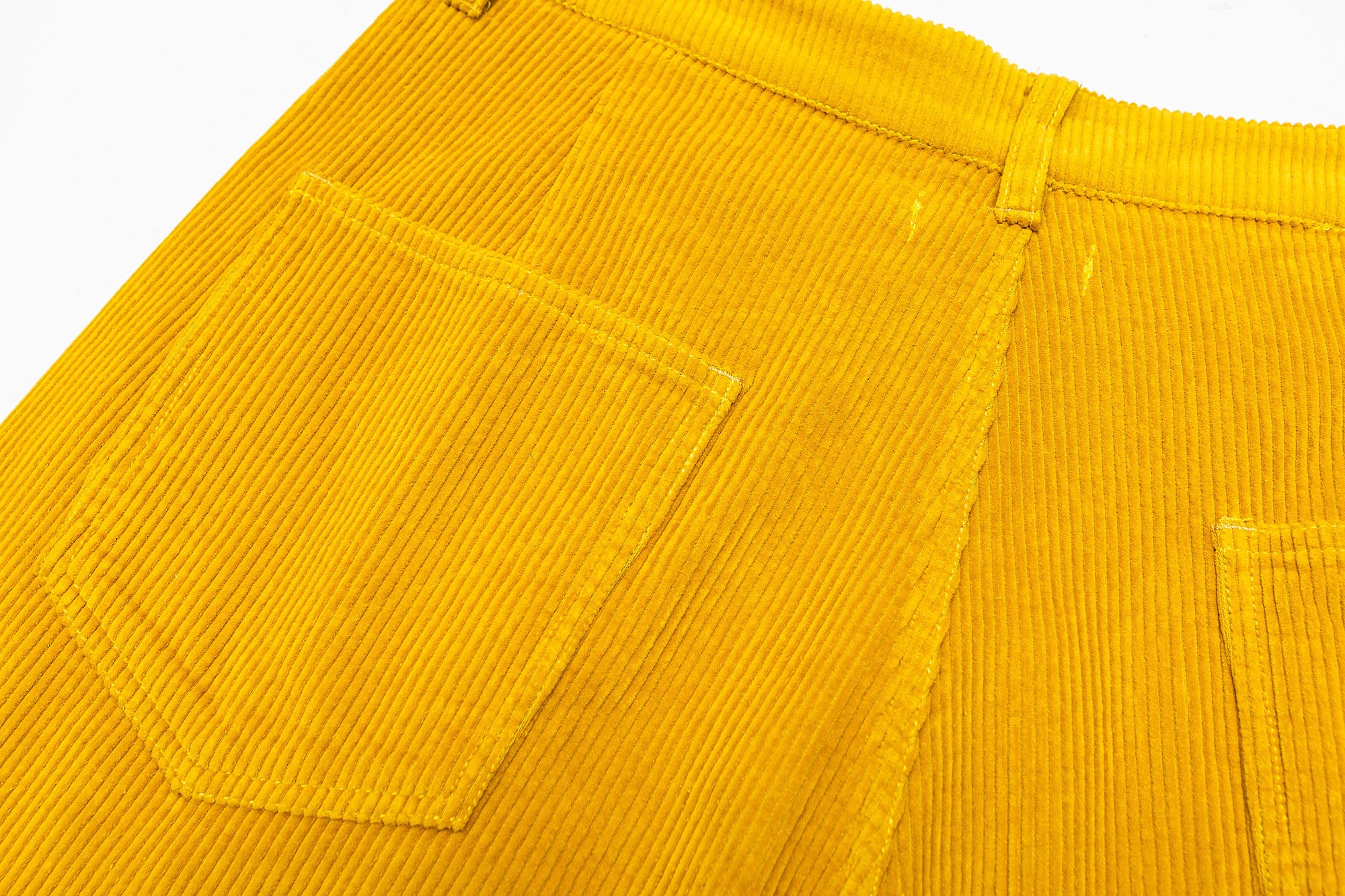 ME DA IGUAL Corduroy Pleated Wide-Leg Trousers