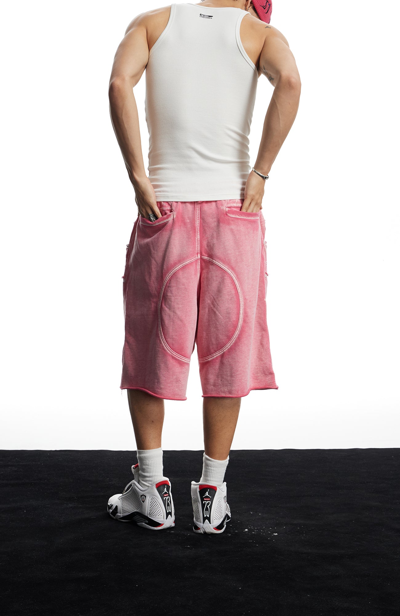 DND4DES Washed Double-Knee Sweat Shorts