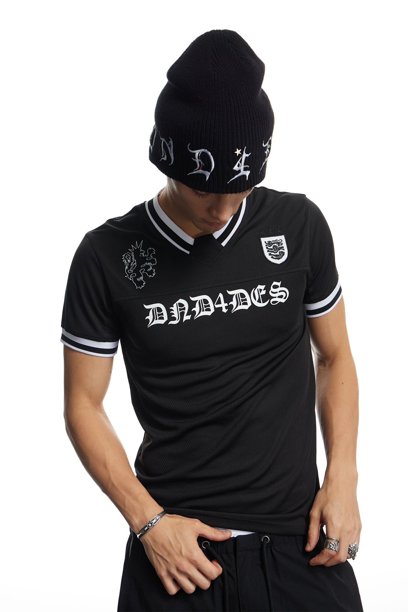 DND4DES Gothic LOGO Mesh Tee