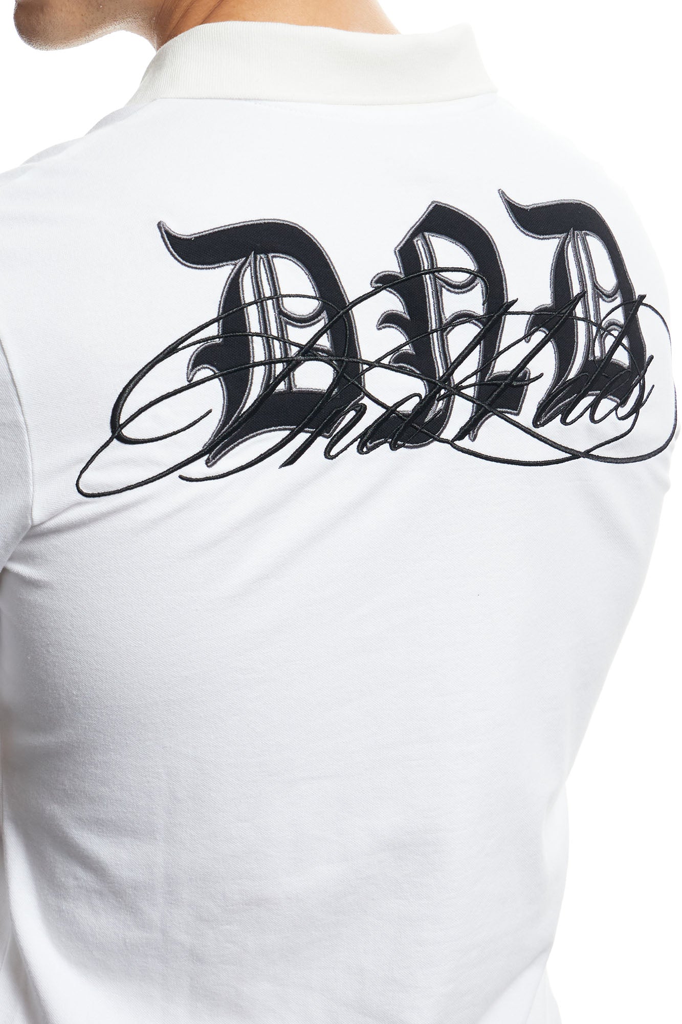 DND4DES Contrast Embroidered Polo Tee