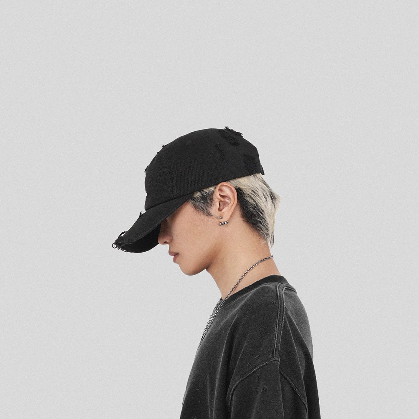 UNDERWATER Ripped Logo Hat, premium urban and streetwear designers apparel on PROJECTISR.com, UNDERWATER