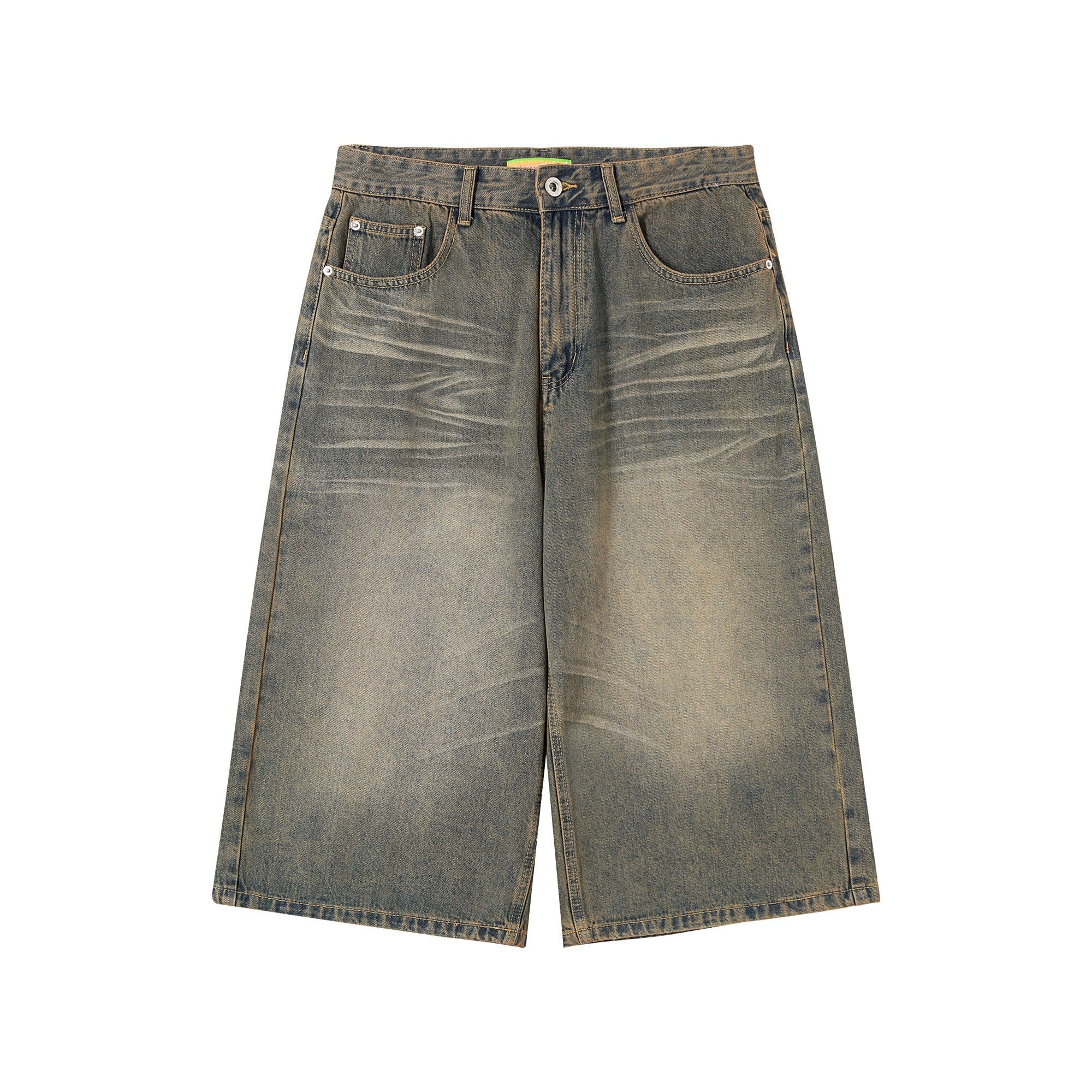 CLP Oversized Washed Denim Shorts, premium urban and streetwear designers apparel on PROJECTISR.com, CLP