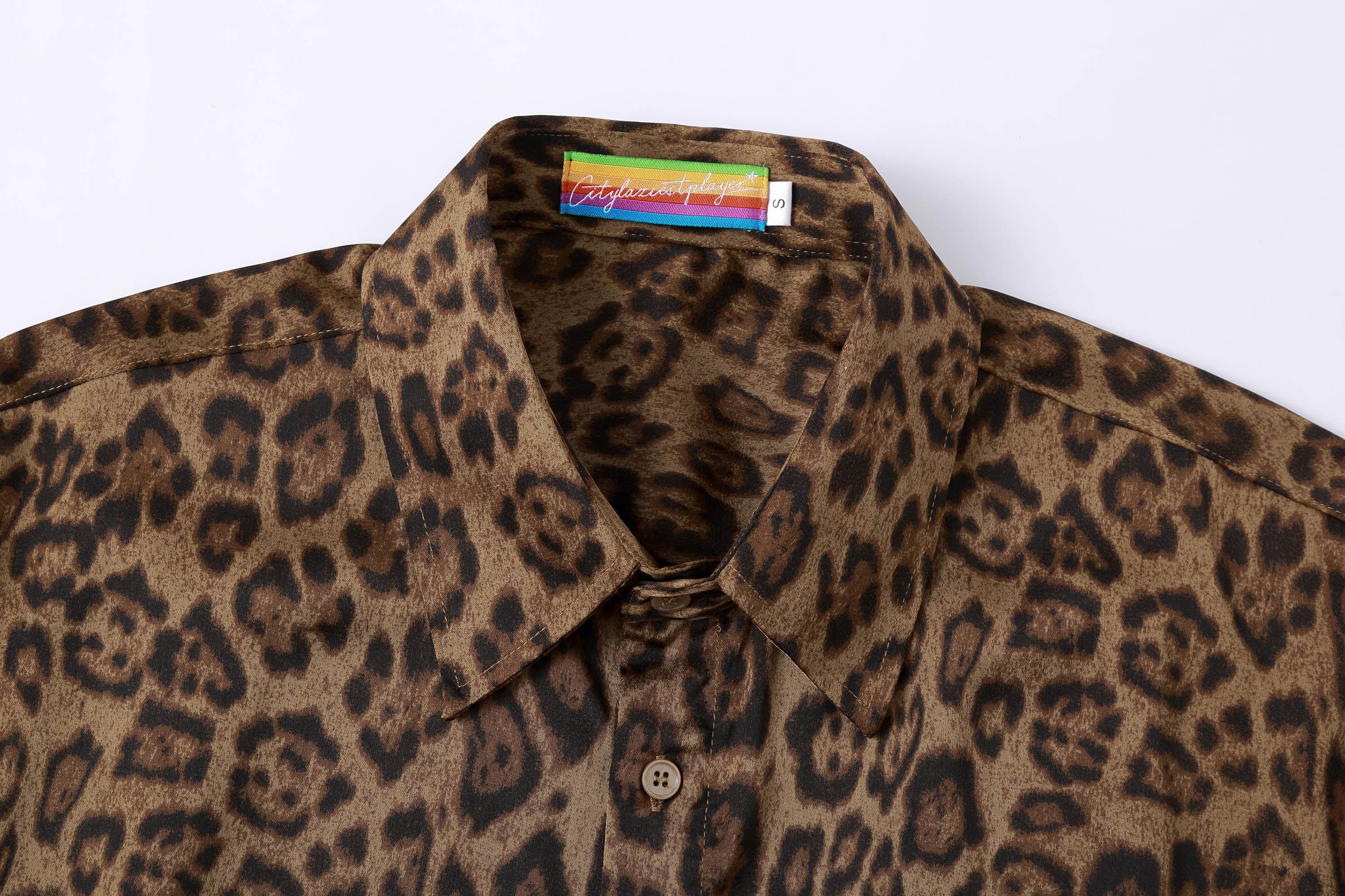 CLP Retro Leopard Shirt, premium urban and streetwear designers apparel on PROJECTISR.com, CLP